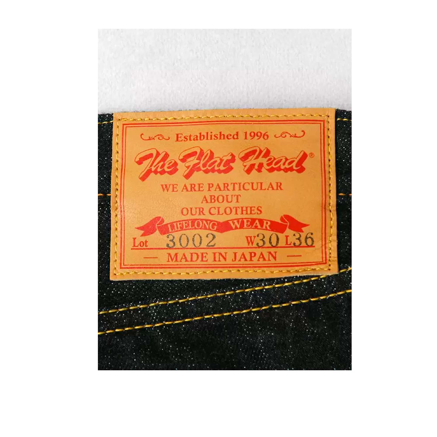 The Flat Head 14.5oz FN-3002N1 Slim Taper Indigo FINAL SALE