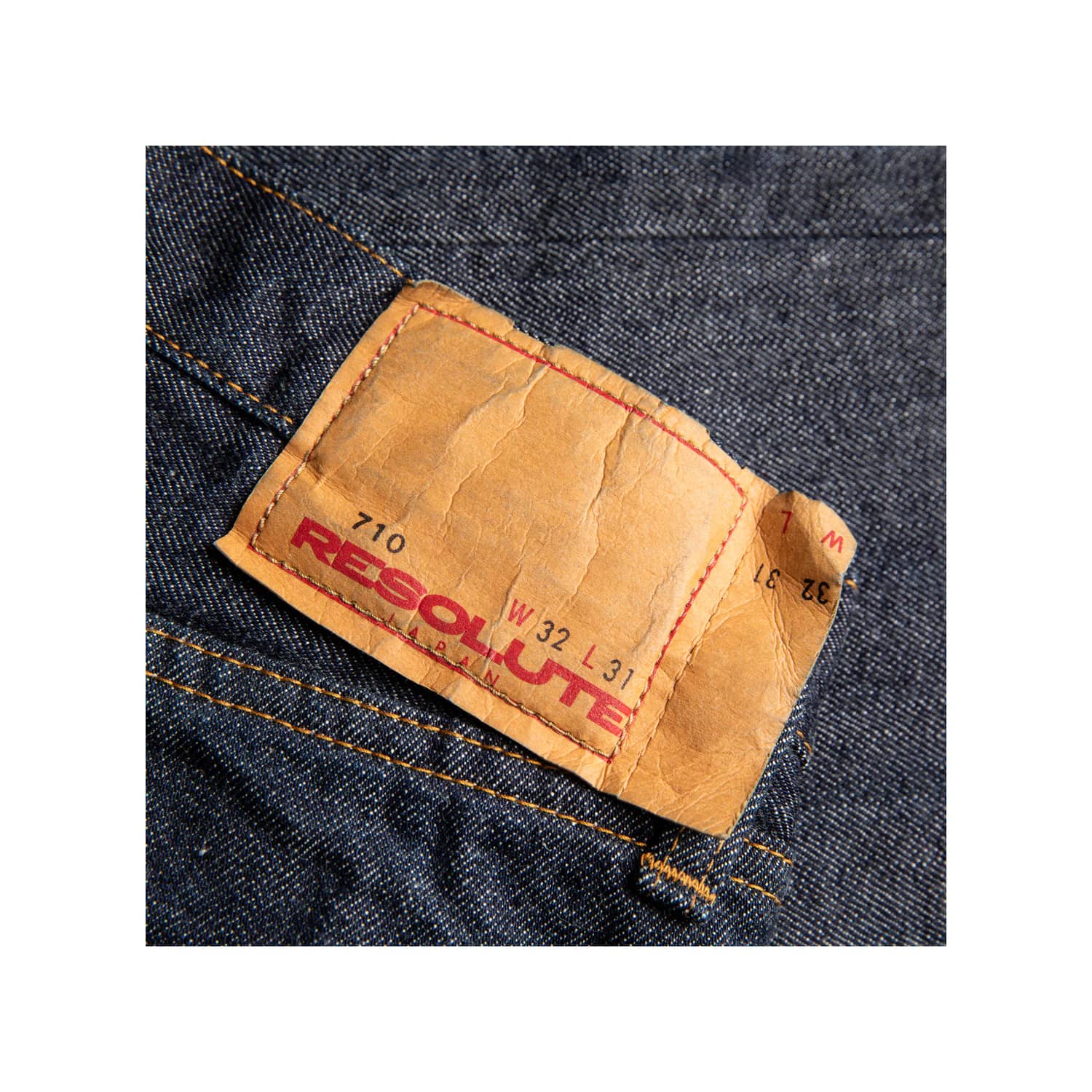 Resolute 710 Rinsed Slim Straight Indigo FINAL SALE