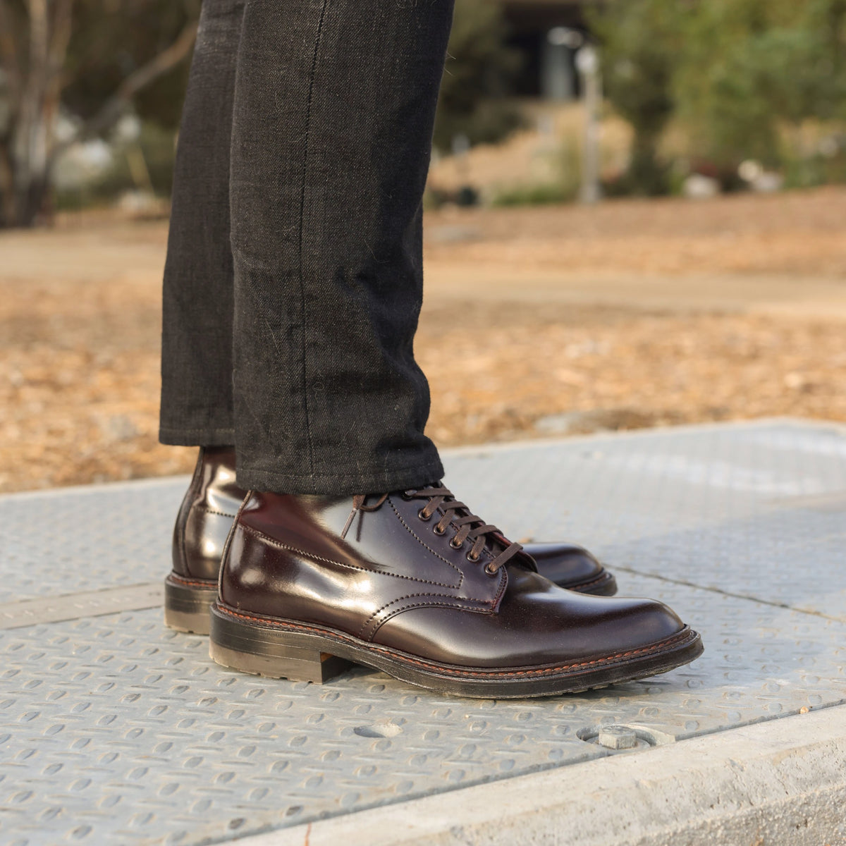 Alden x Snake Oil Provisions Wick Color 8 Shell Cordovan Boot