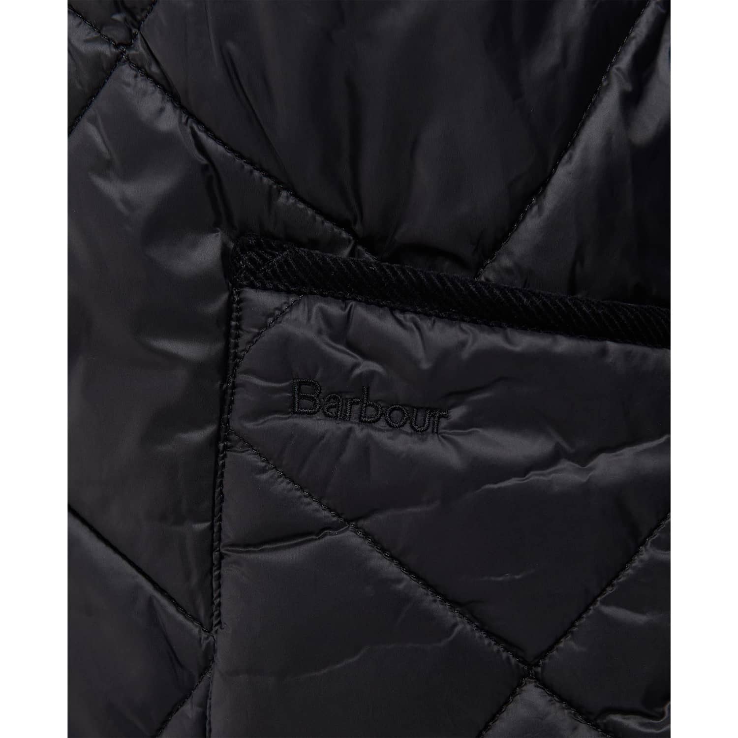 Barbour Liddesdale Cardigan Quilted Jacket Black