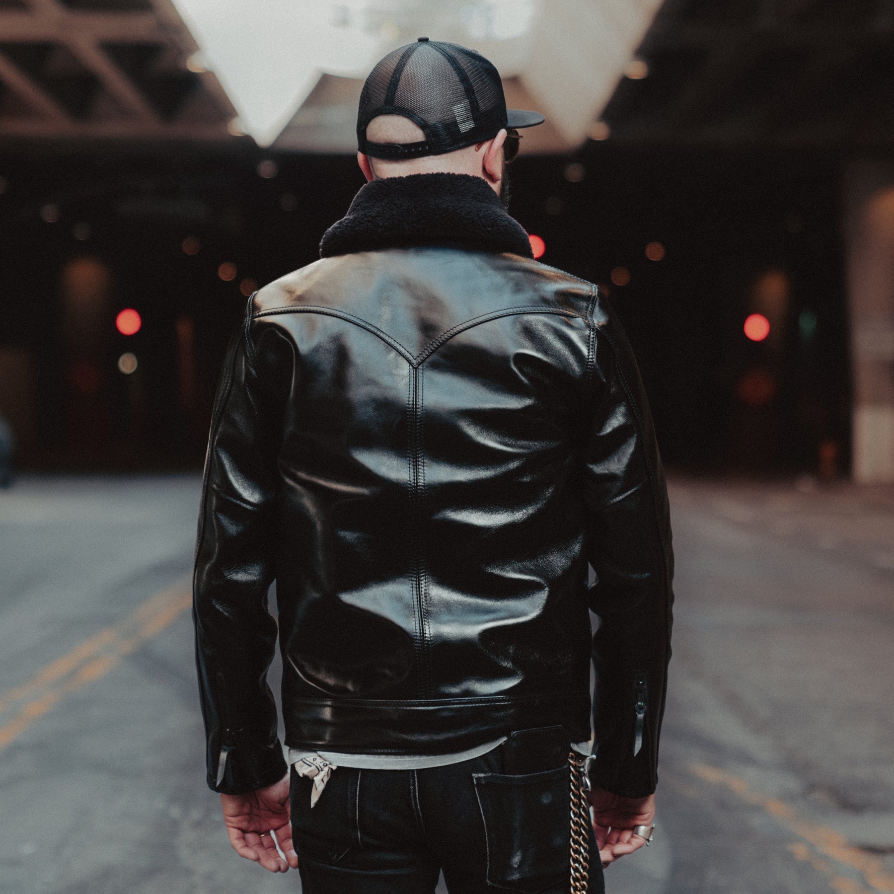 Y'2 Leather x Snake Oil Provisions Horsehide N-1 Rider Jacket Black PRE-ORDER DEPOSIT