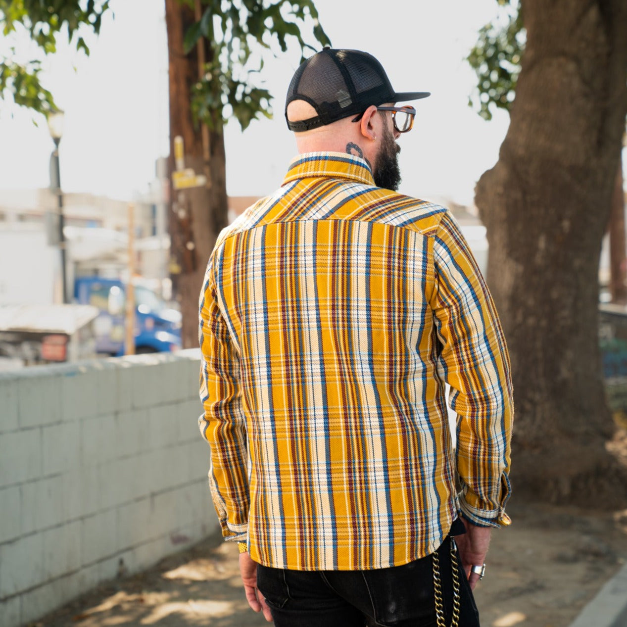 UES Heavy Flannel Shirt B Type Yellow