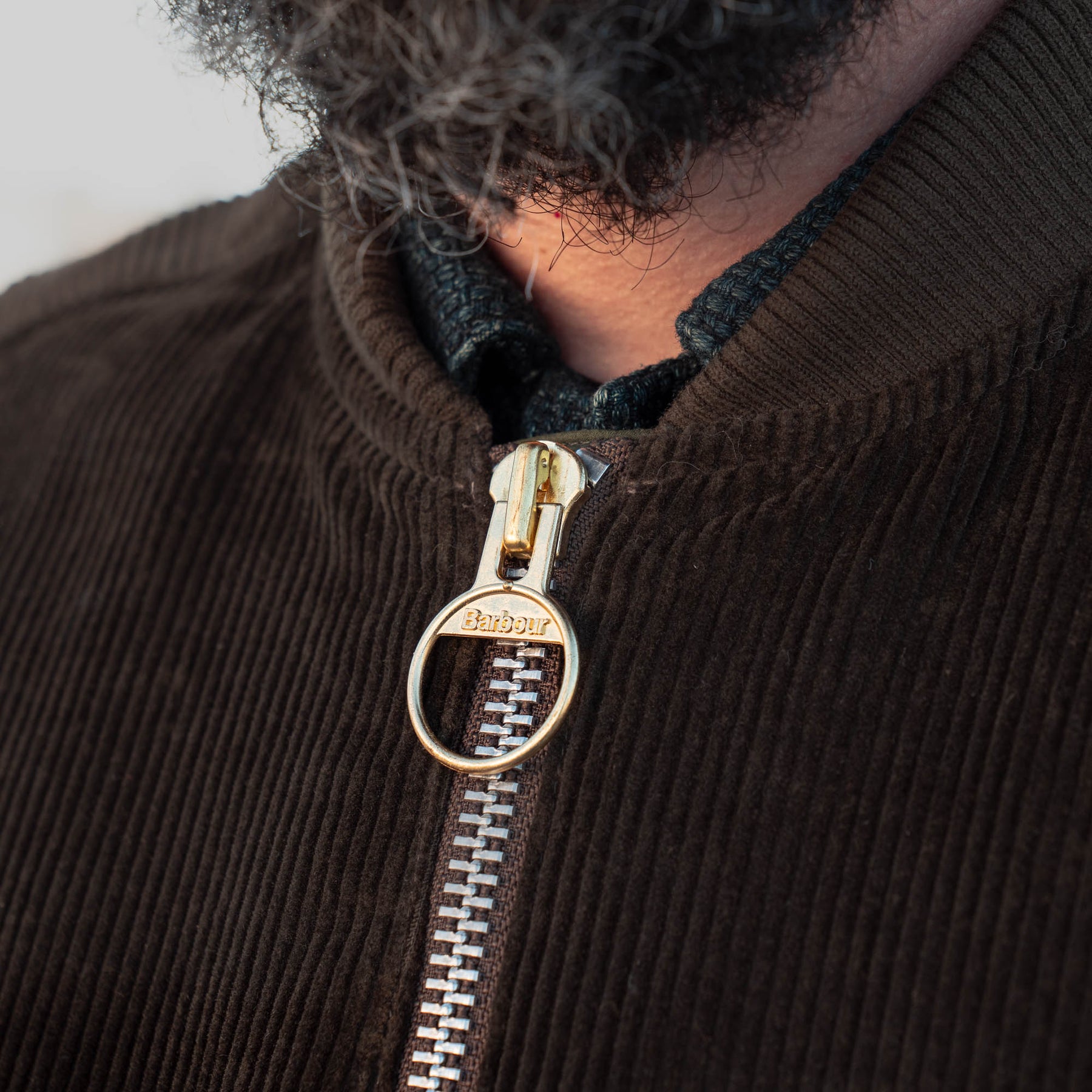 Barbour White Label Cord Westmorland Gilet Olive