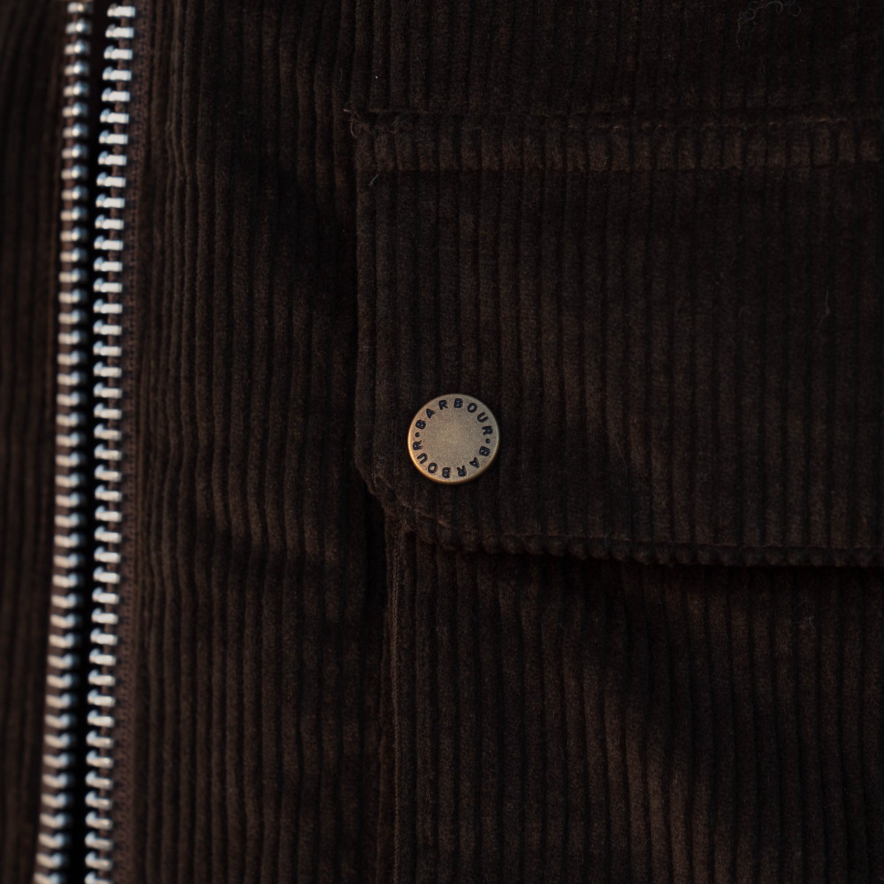 Barbour White Label Cord Westmorland Gilet Olive