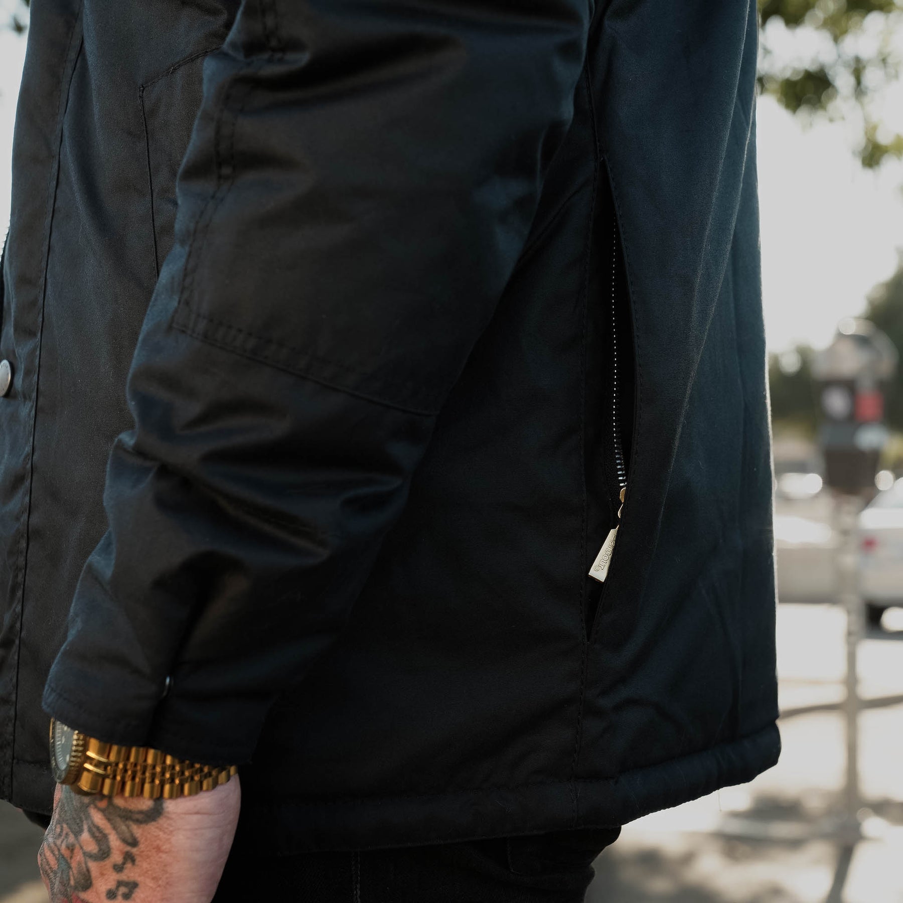 Barbour White Label Nara Wax Jacket Navy