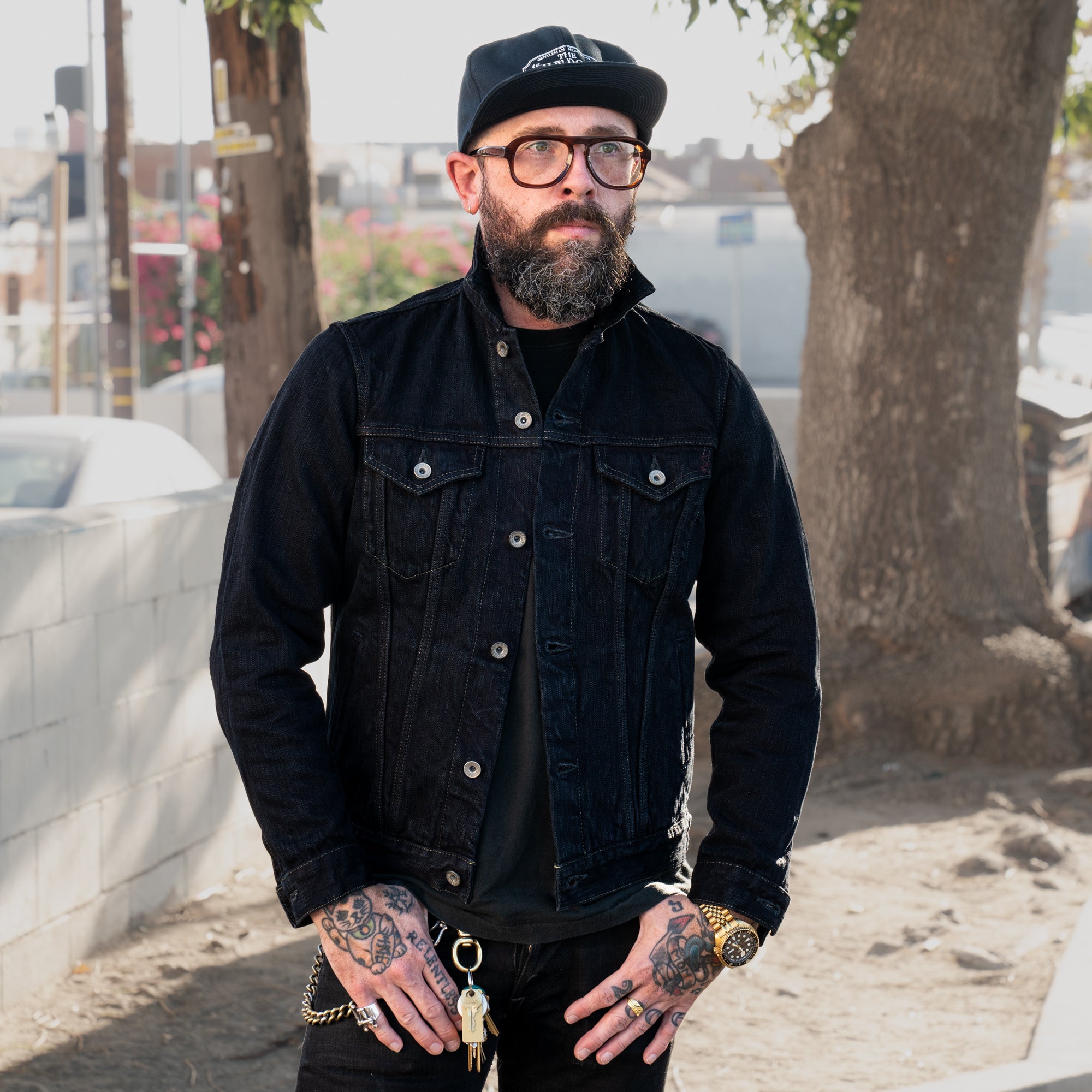 Iron Heart IH-526J-SLBod 16oz Slubby Selvedge Type III Denim Jacket In