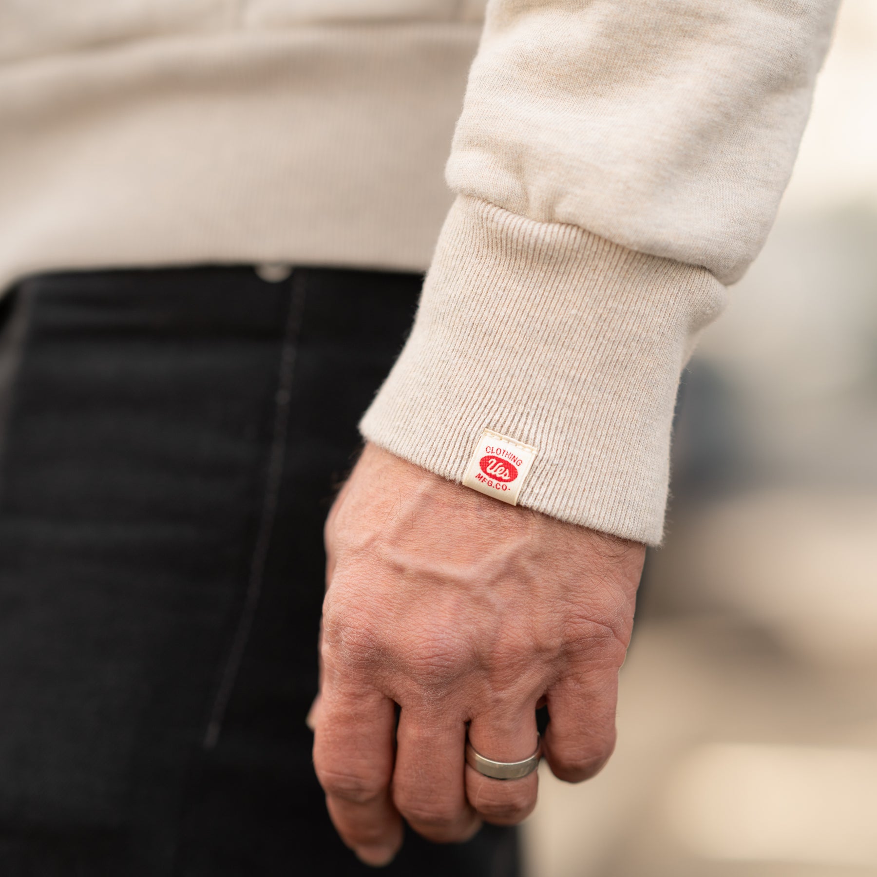 UES Zip Hooded Sweat Oatmeal