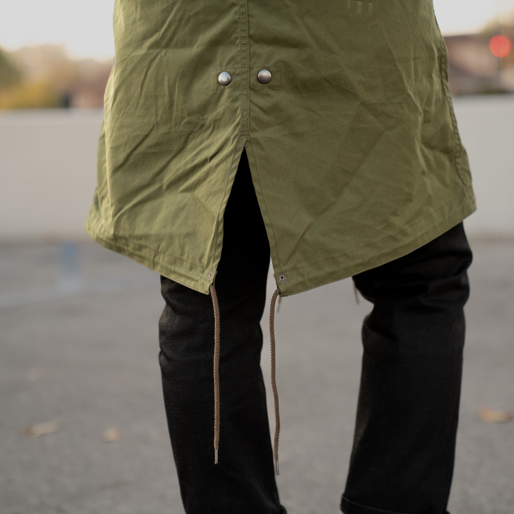 Iron Heart IHM-38-OLV 5oz Quilted Lining M-51 Type Field Coat Olive