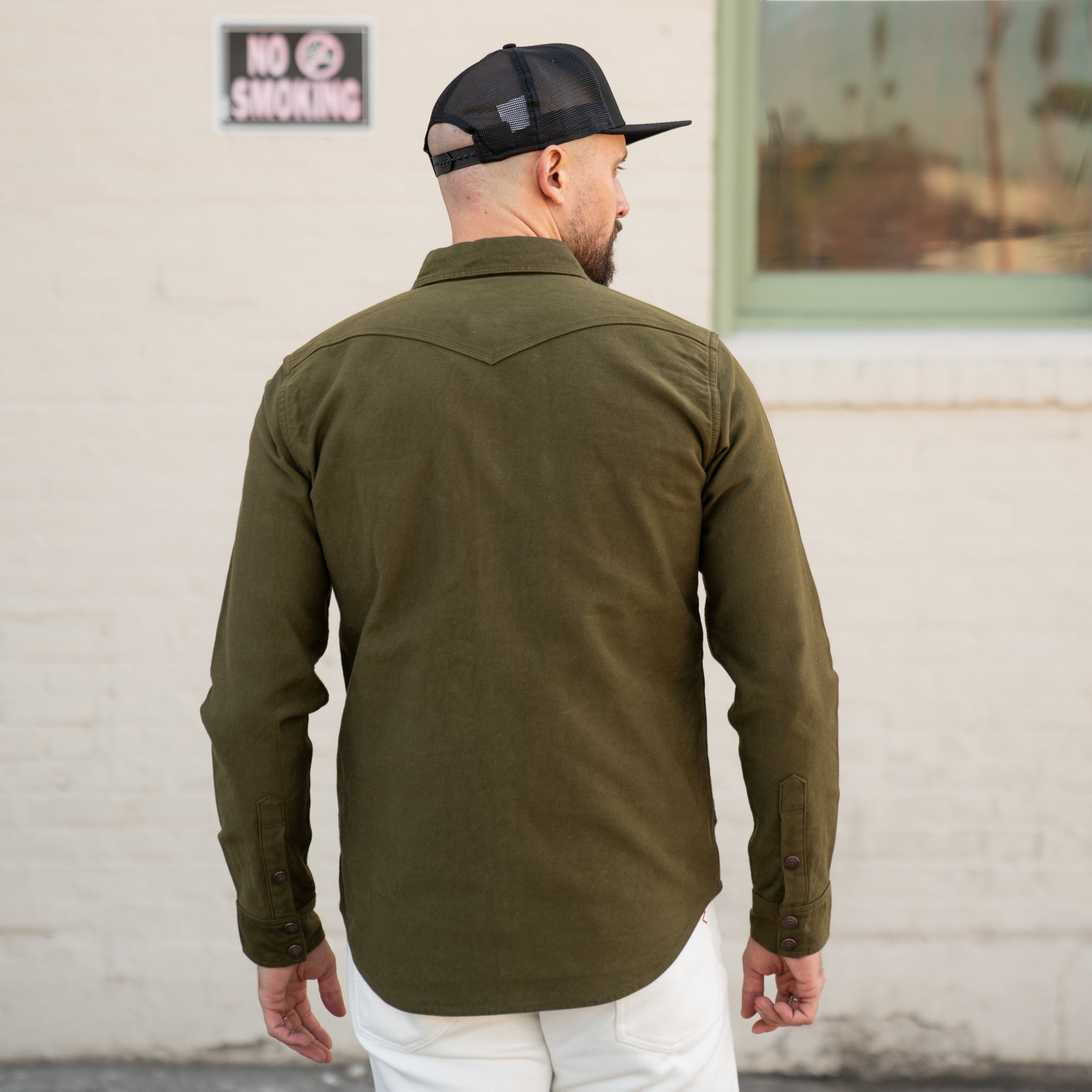 Iron Heart IHSH-331-ODG 12oz Moleskin CPO Shirt Olive