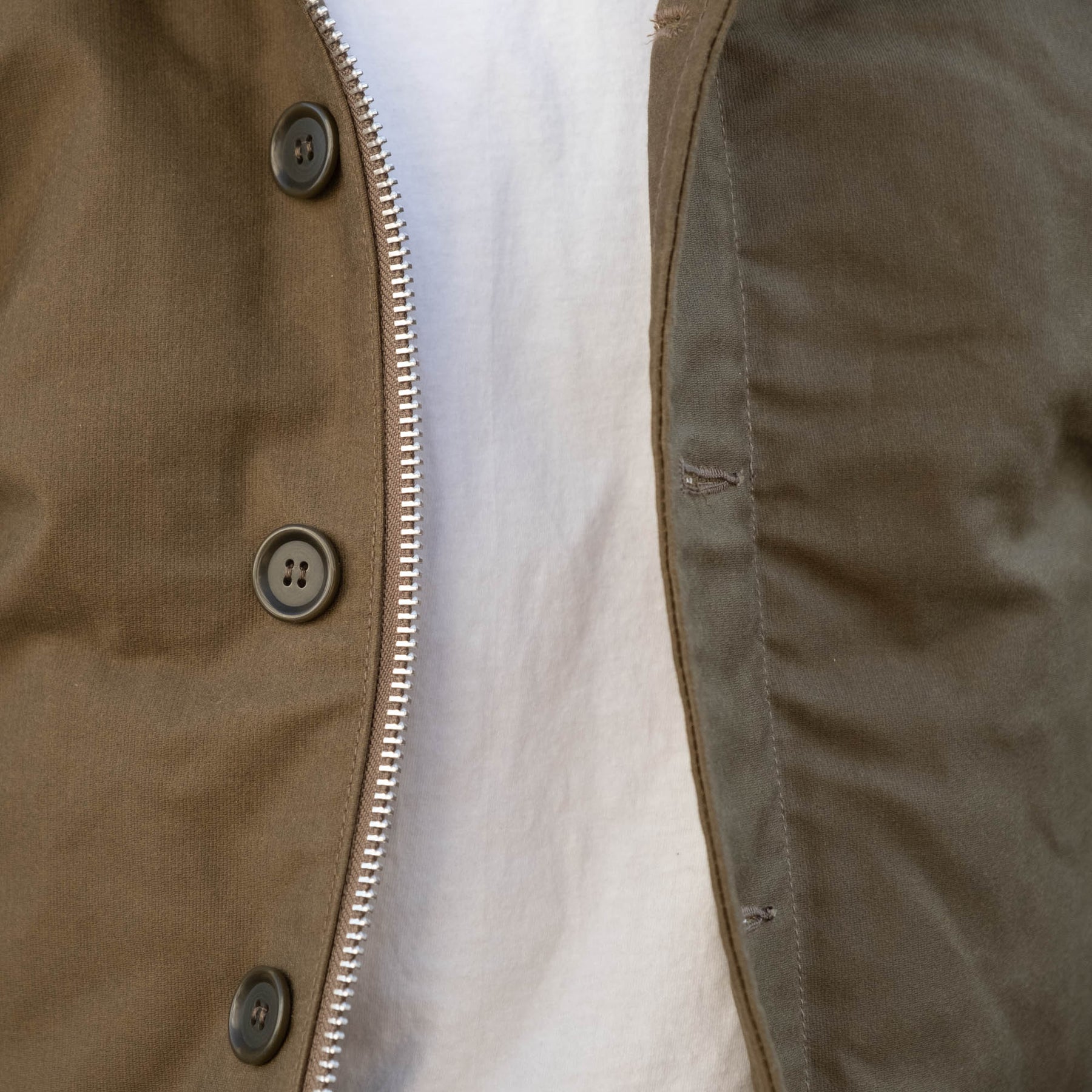 Iron Heart IHM-37-ODG Oiled Whipcord N1 Deck Jacket Olive