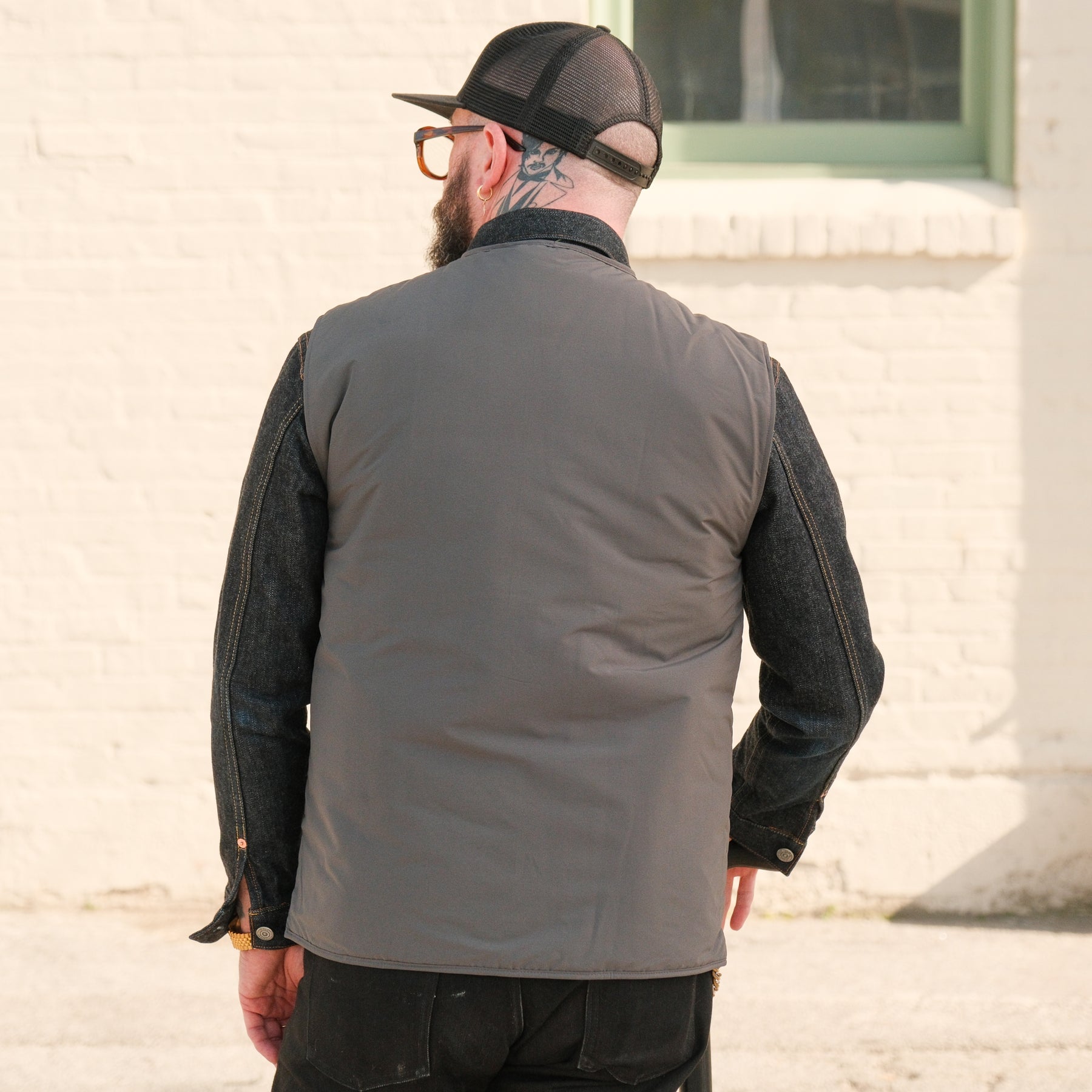 Barbour Harpen Padded Gilet Asphalt