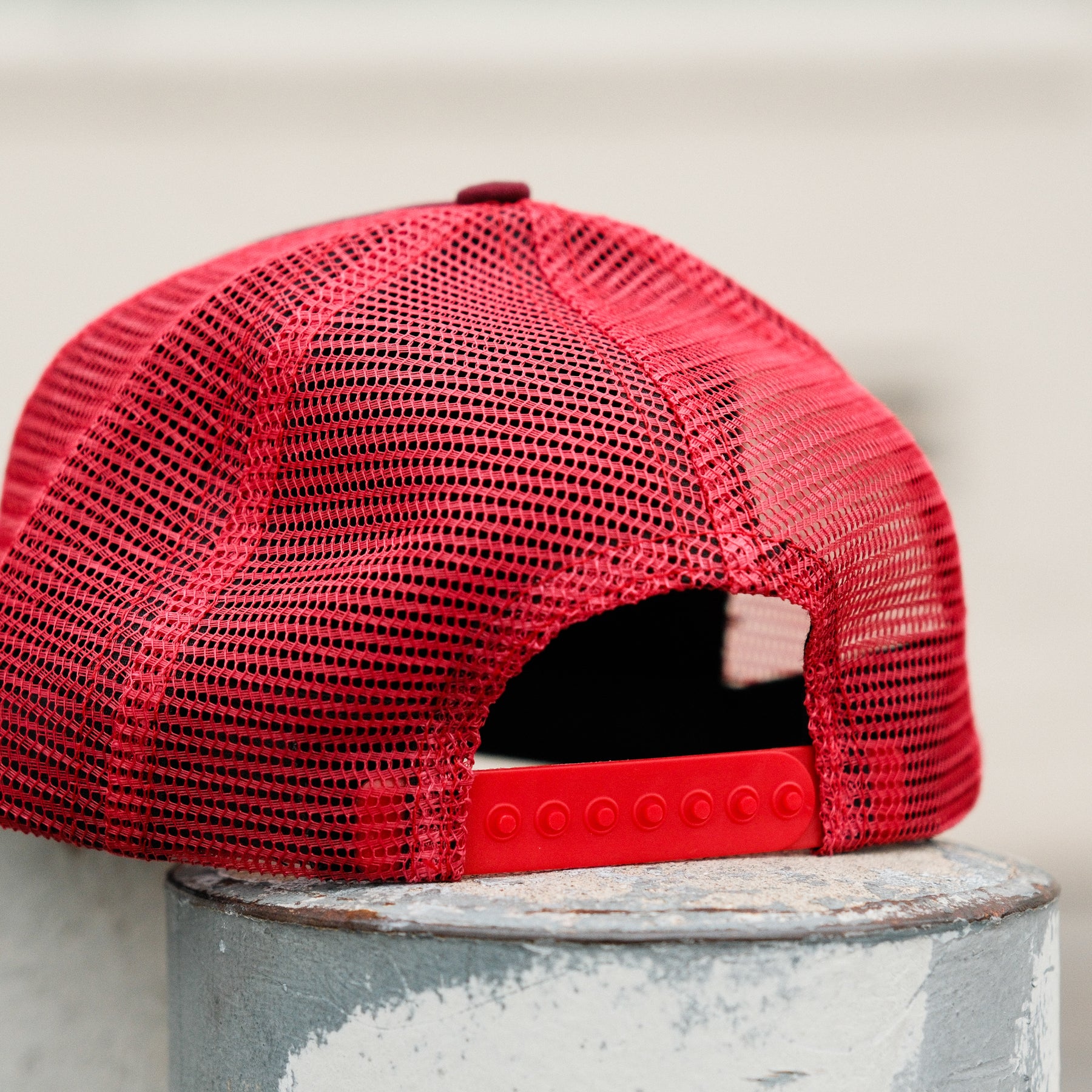 Schaeffer's Garment Hotel Trucker Hat Maroon
