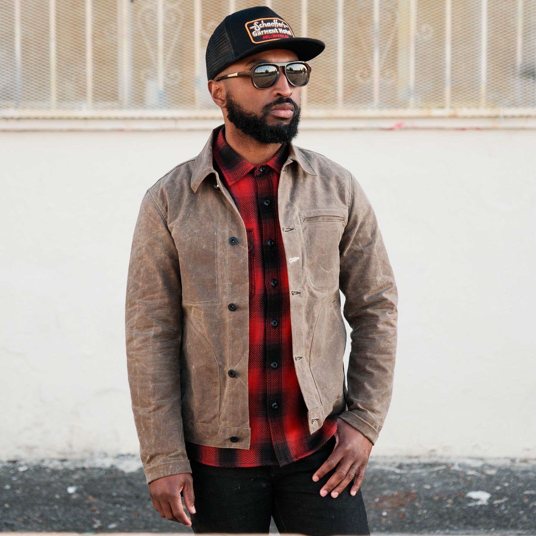 Rogue Territory Ridgeline Supply Jacket Waxed Brown