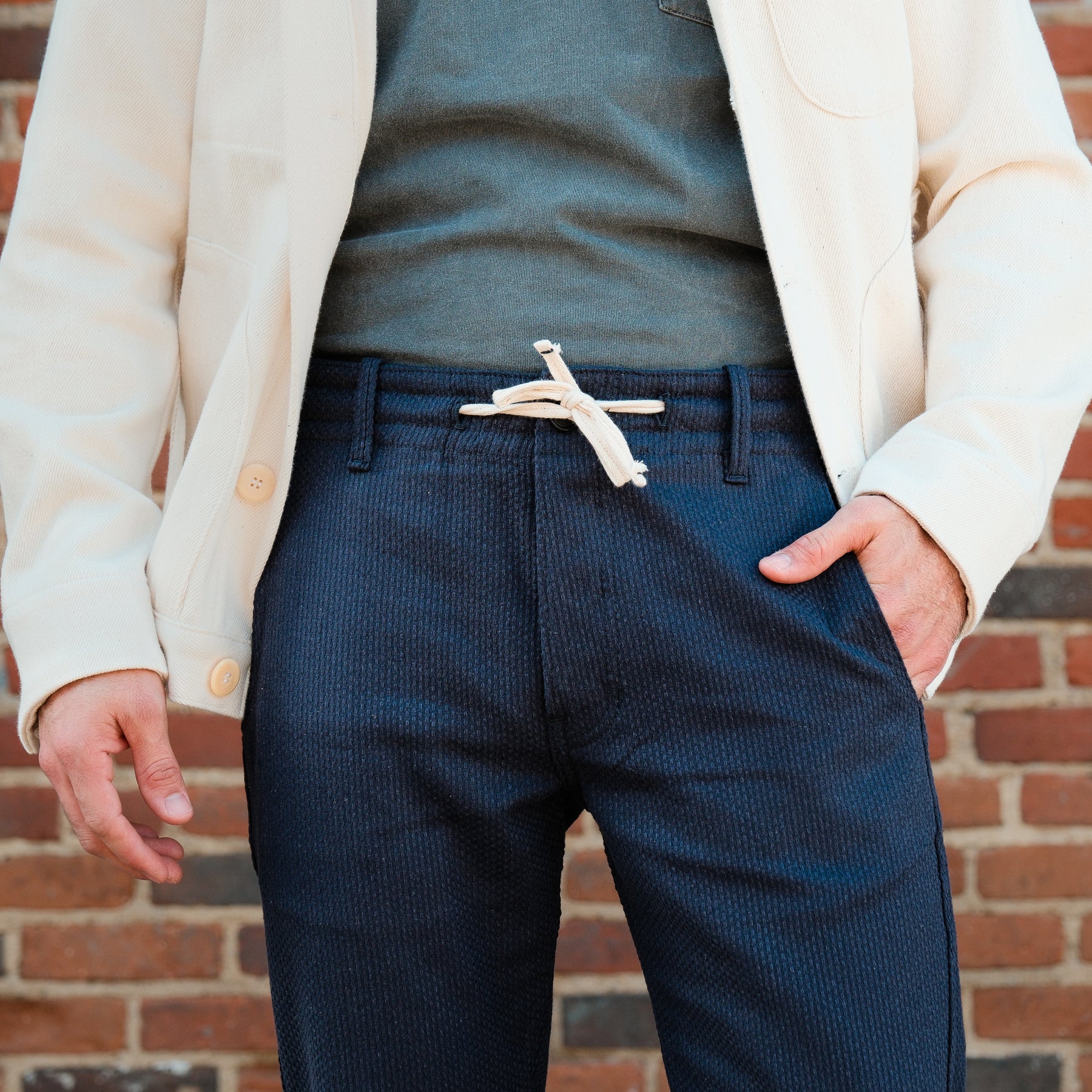 Rogue Territory Boarder Pants Navy Sashiko