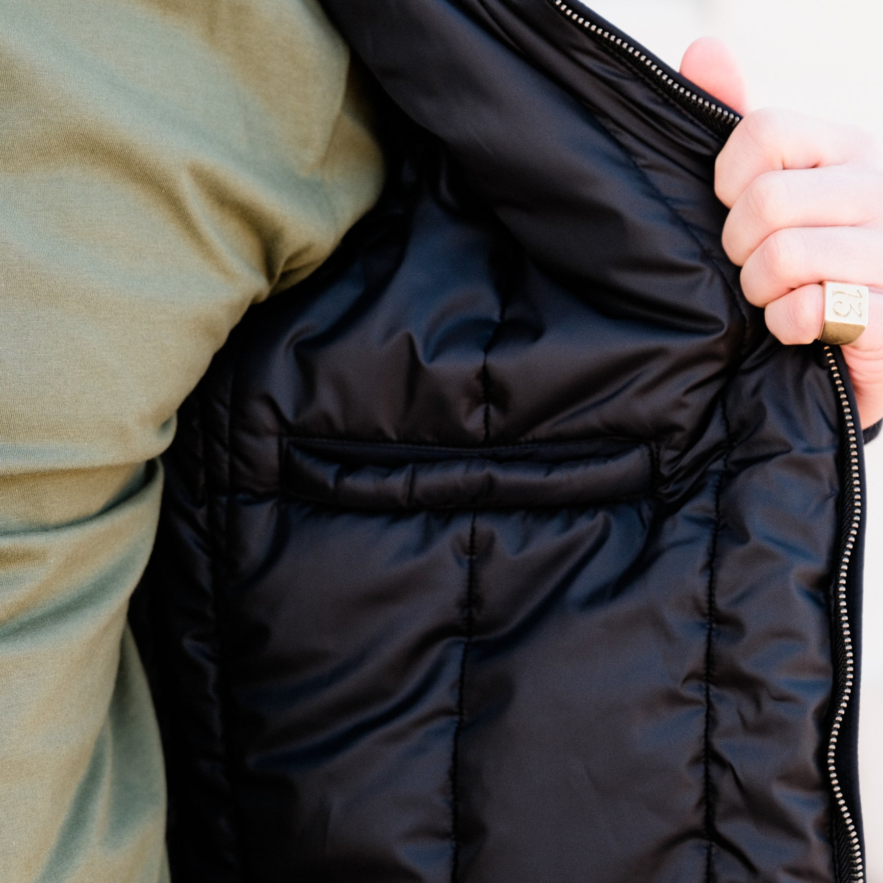 Iron Heart IHJ-102-BLK Primaloft Street Parka Black