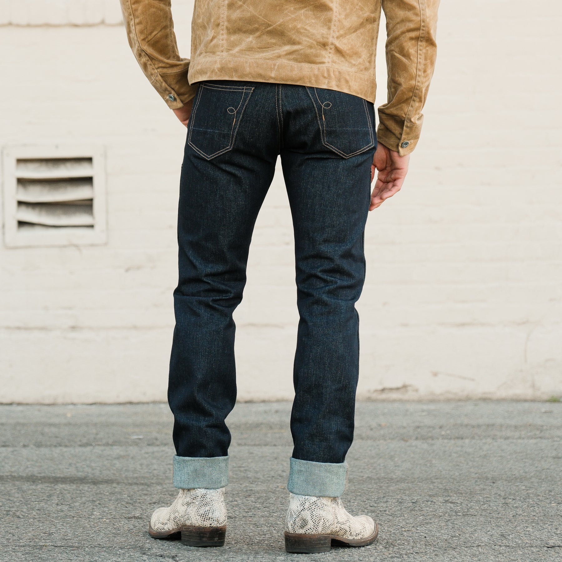 Rogue Territory 12oz Broken Twill Double Knee Stanton Indigo