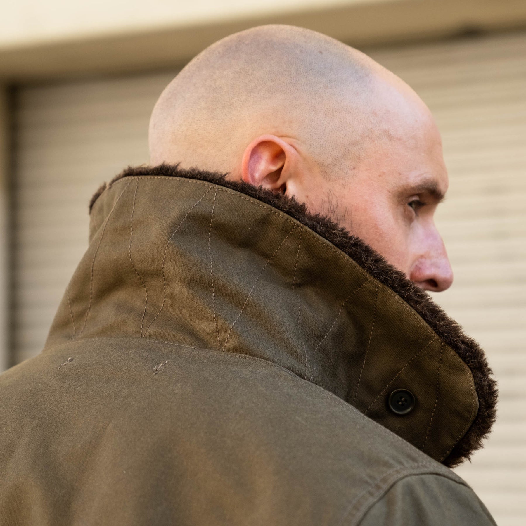 Iron Heart IHM-37-ODG Oiled Whipcord N1 Deck Jacket Olive