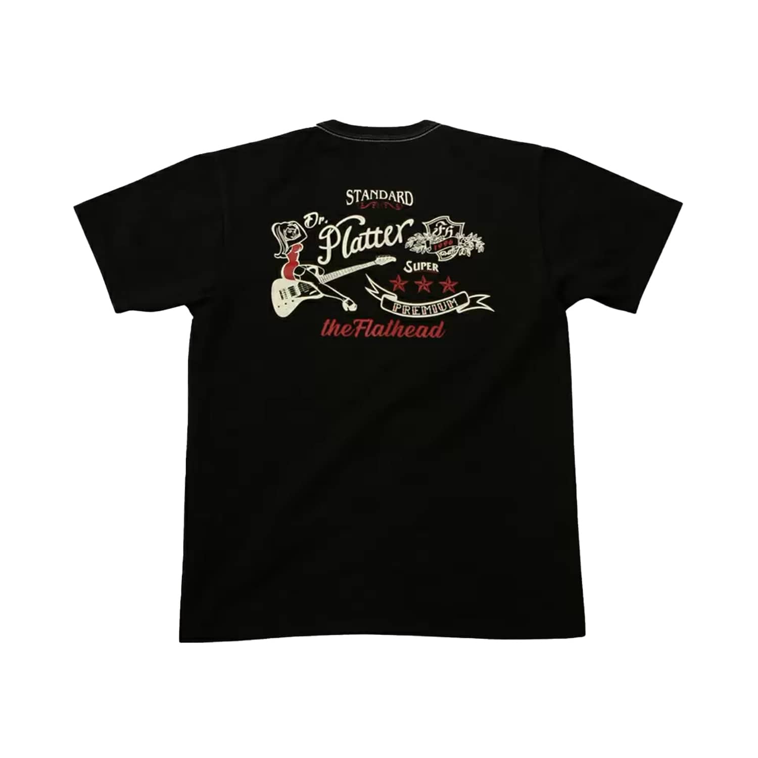 The Flat Head FN-THC-026 T-Shirt Platter Black FINAL SALE