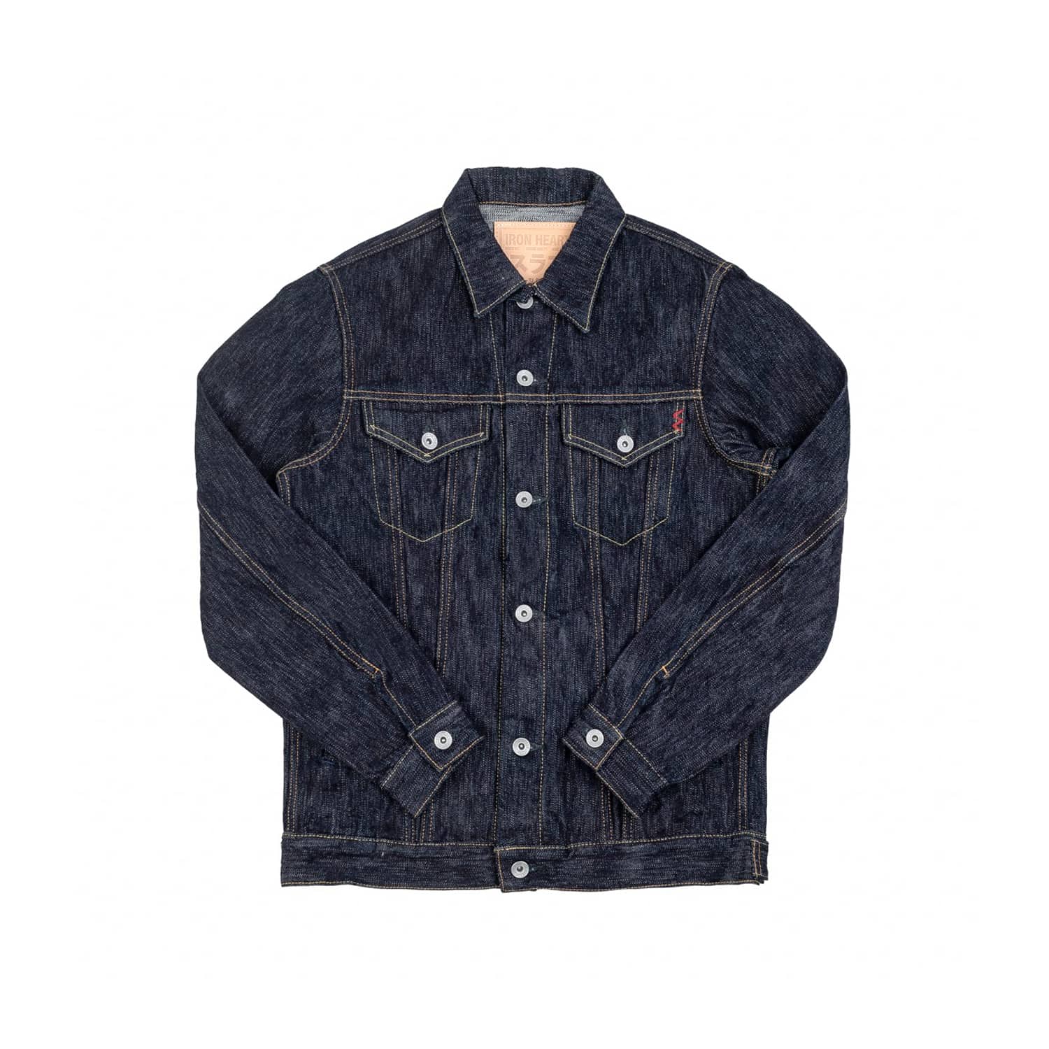 Iron Heart IH-526J-SLB 16oz Slubby Selvedge Denim Type III Jacket Indigo