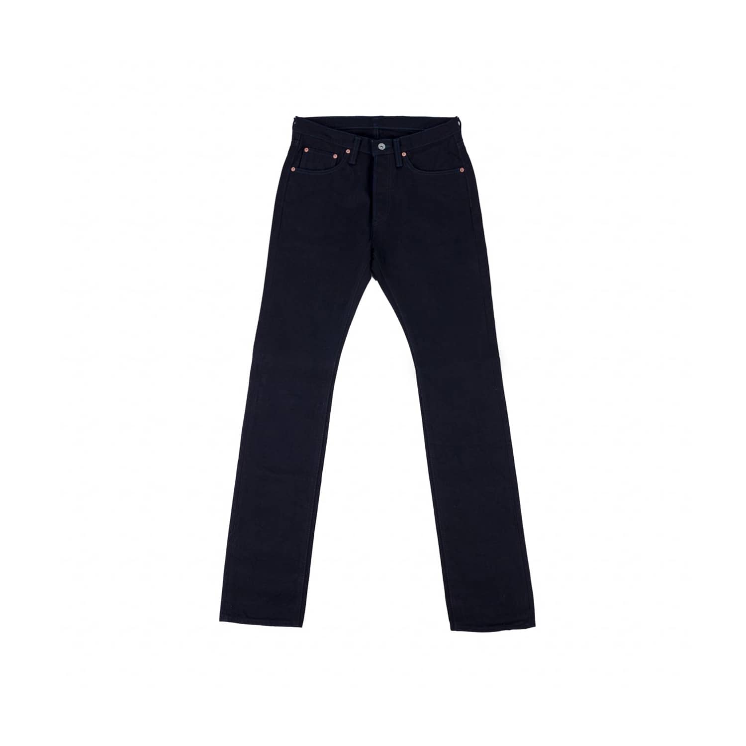 Iron Heart IH-555S-14ii 14oz Selvedge Denim Super Slim Cut Jeans Indigo/ Indigo