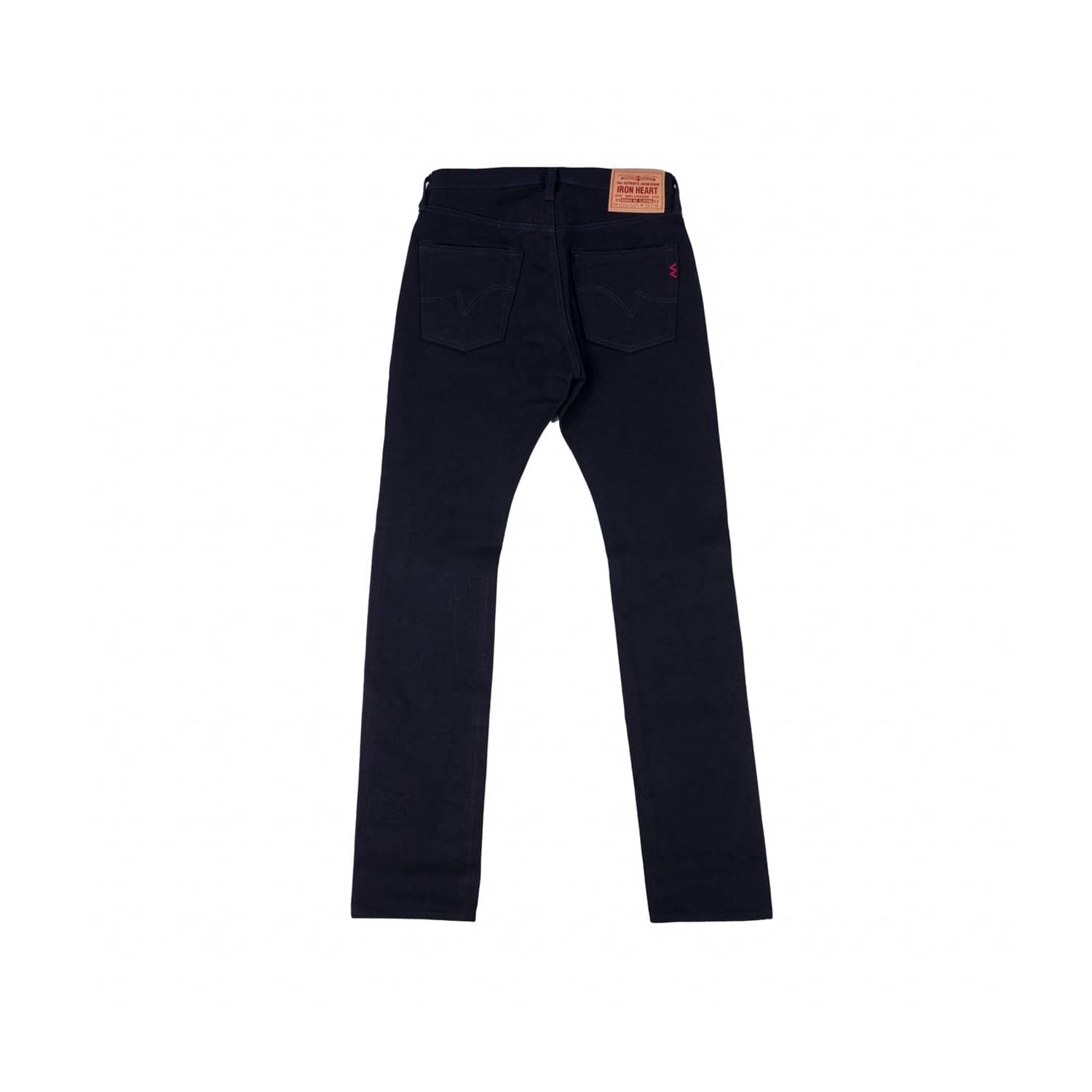 Iron Heart IH-555S-14ii 14oz Selvedge Denim Super Slim Cut Jeans Indigo/ Indigo