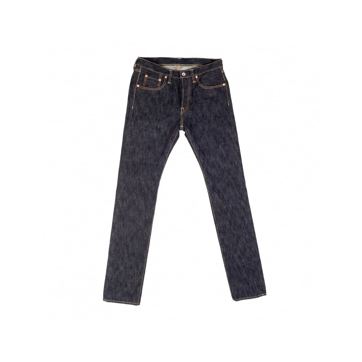 Iron Heart IH-555S-SLB 16oz Slubby Selvedge Denim Super Slim Indigo