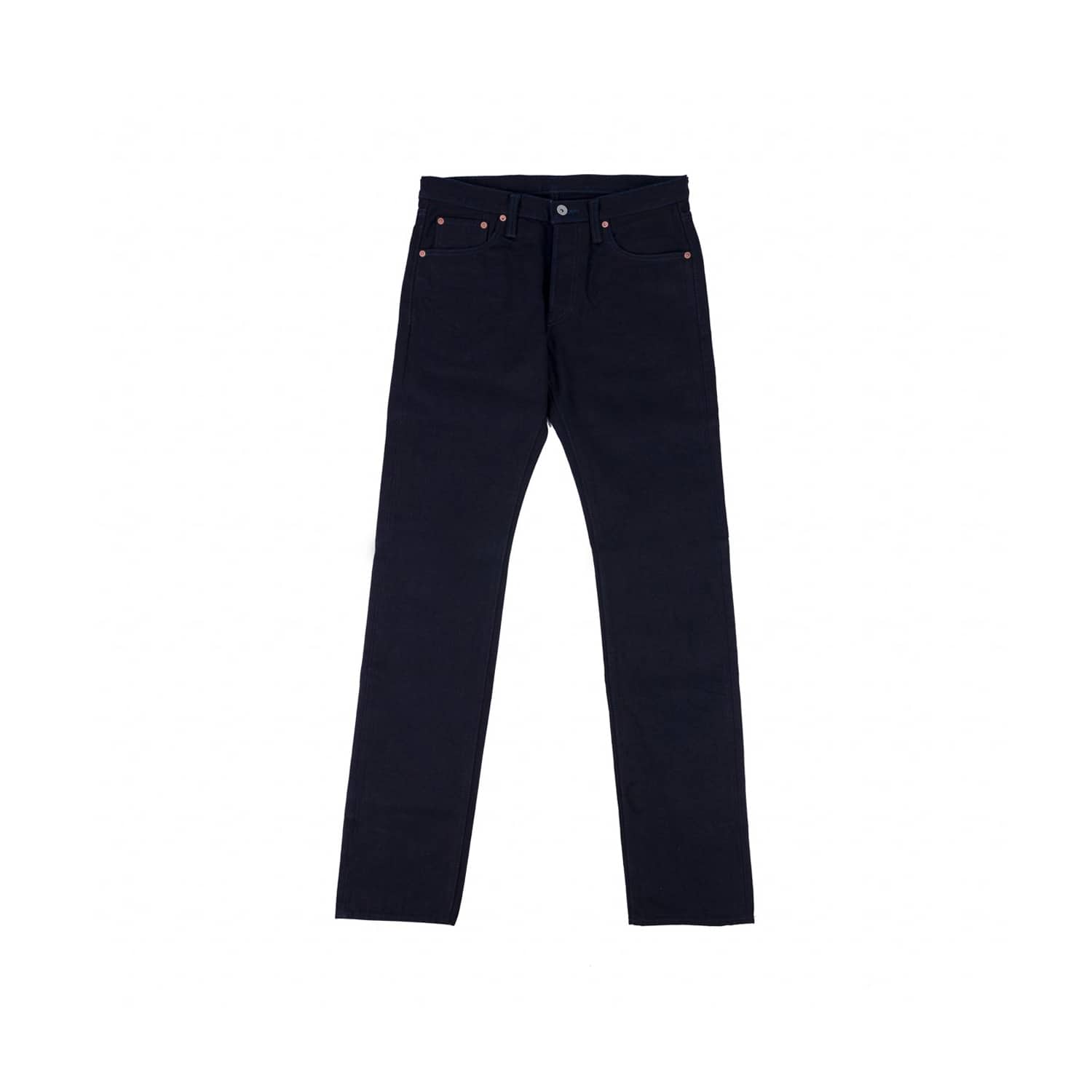 Iron Heart IH-777S-14ii 14oz Selvedge Denim Slim Tapered Cut Jeans Indigo/ Indigo