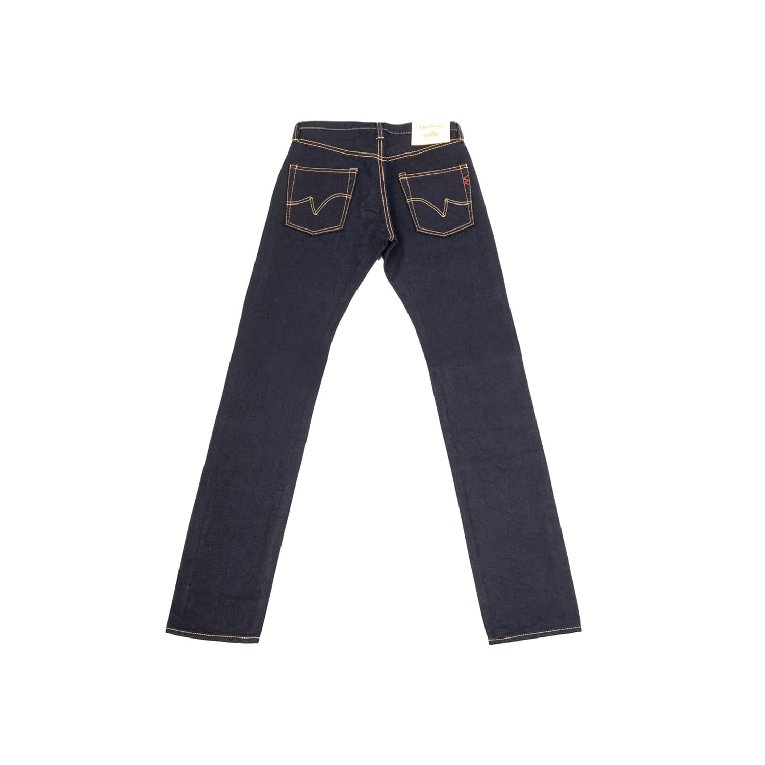 Iron Heart IH-777S-21ib 21oz Selvedge Denim Slim Tapered Jean Indigo/ Black