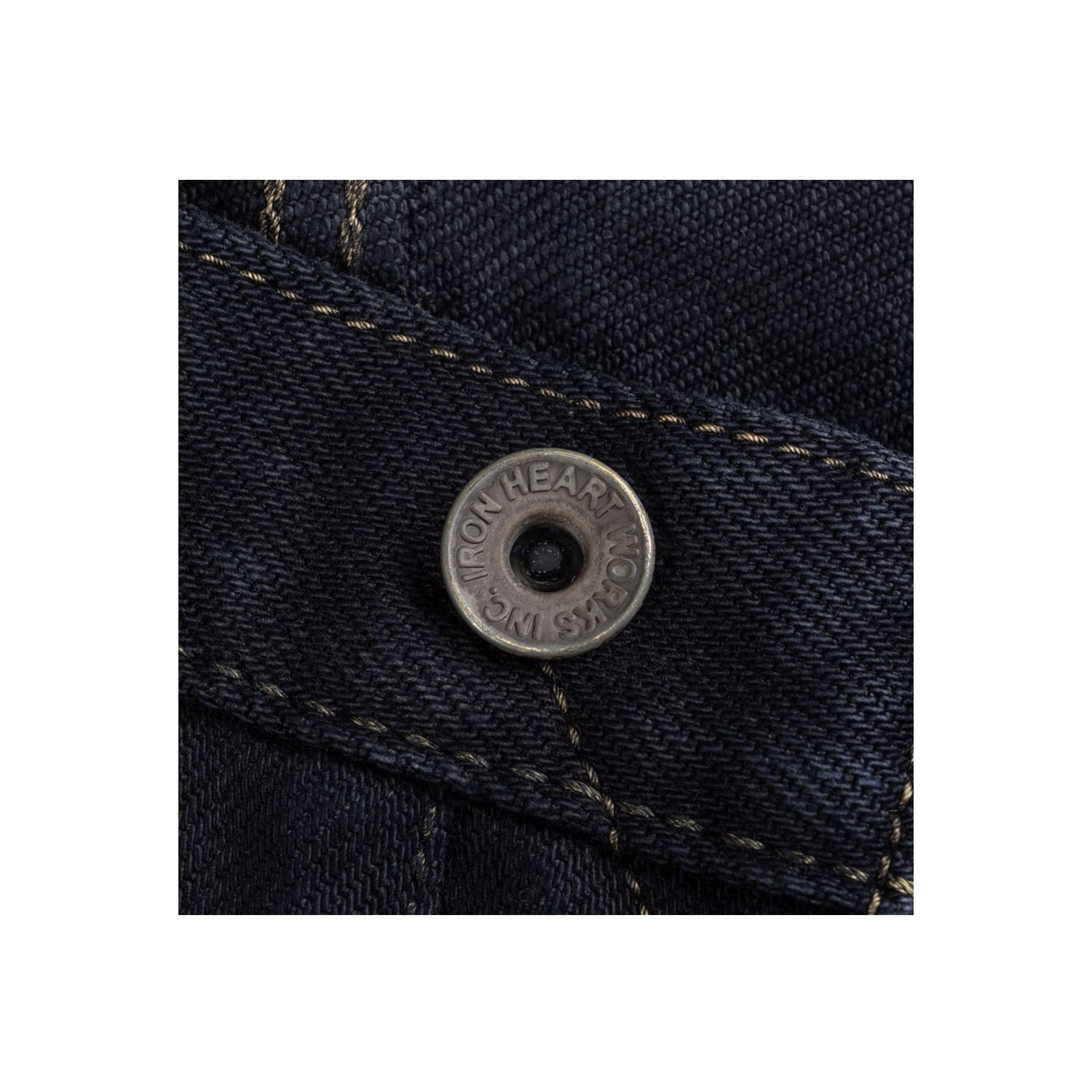 Iron Heart IH-777S-21OD 21oz Super Slim Tapered Jean Indigo Overdyed Black