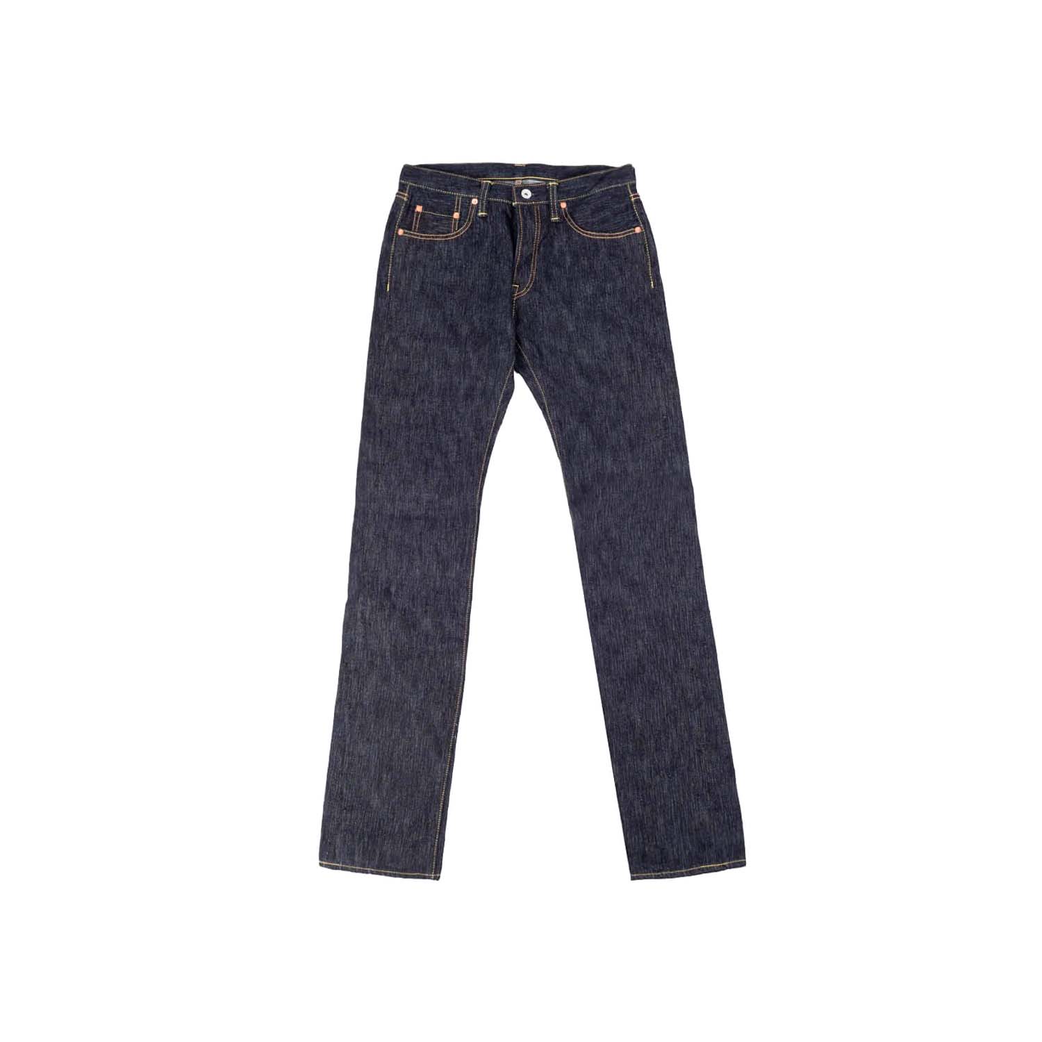 Iron Heart IH-777S-SLB 16oz Slubby Selvedge Denim Slim Tapered Jeans Indigo