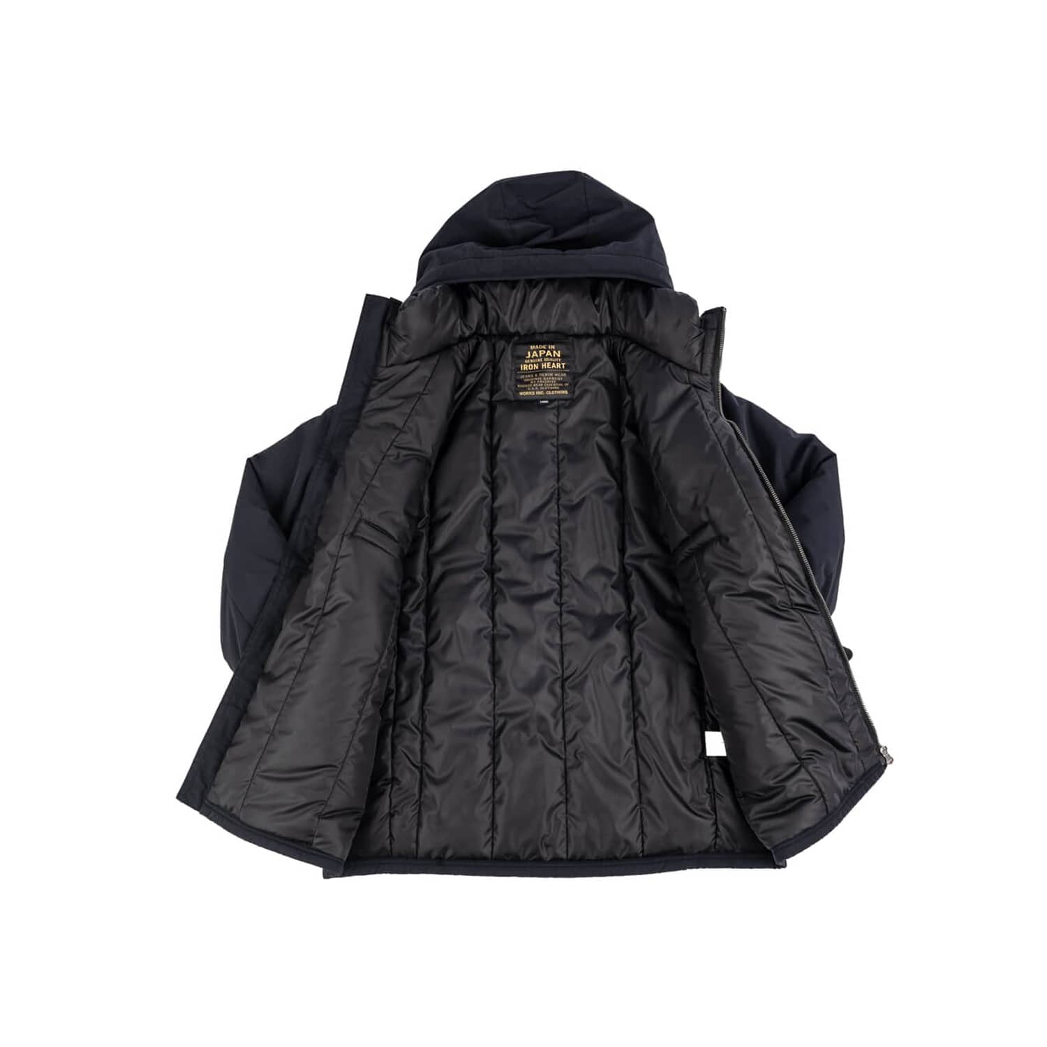 Iron Heart IHJ-102-BLK Primaloft Street Parka Black