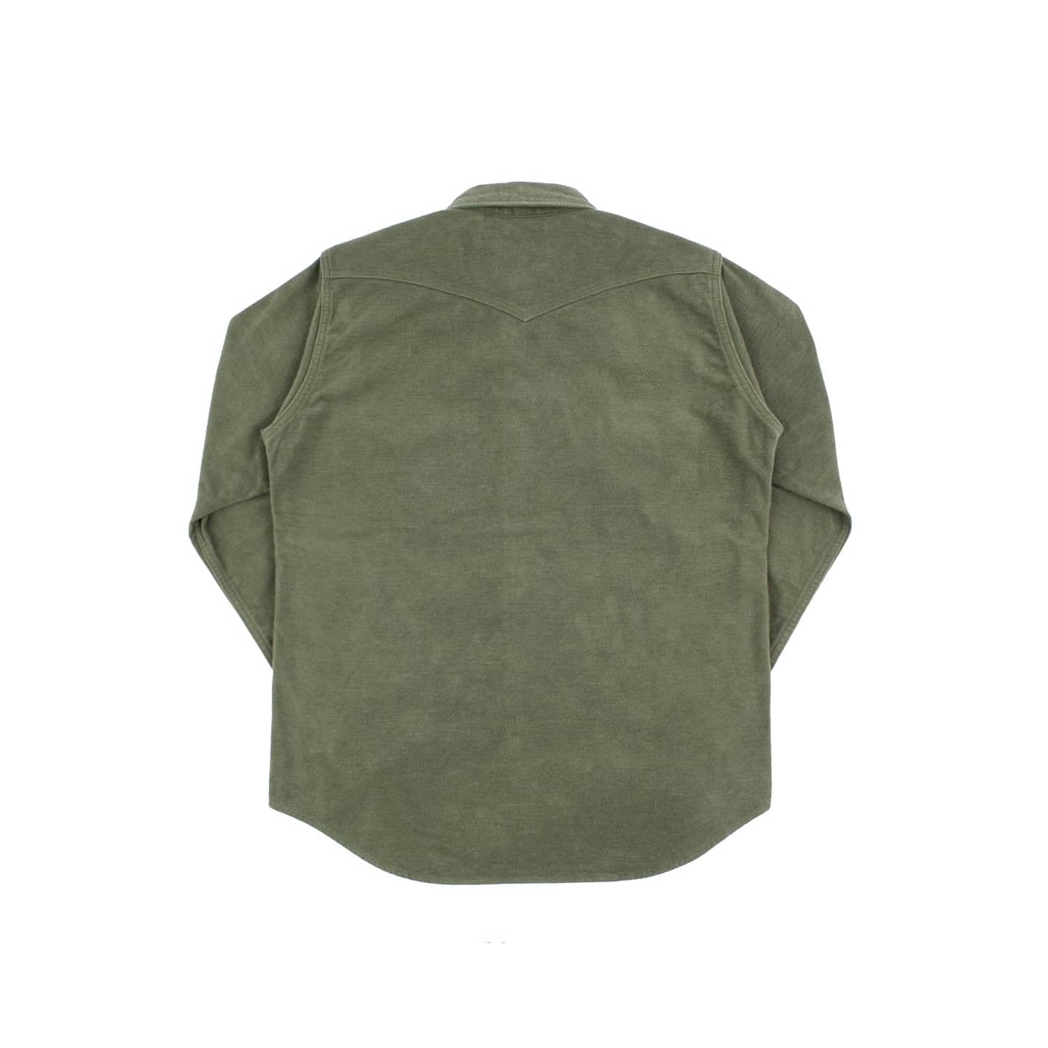 Iron Heart IHSH-330-ODG 9oz Raised Whipcord Western Shirt Olive