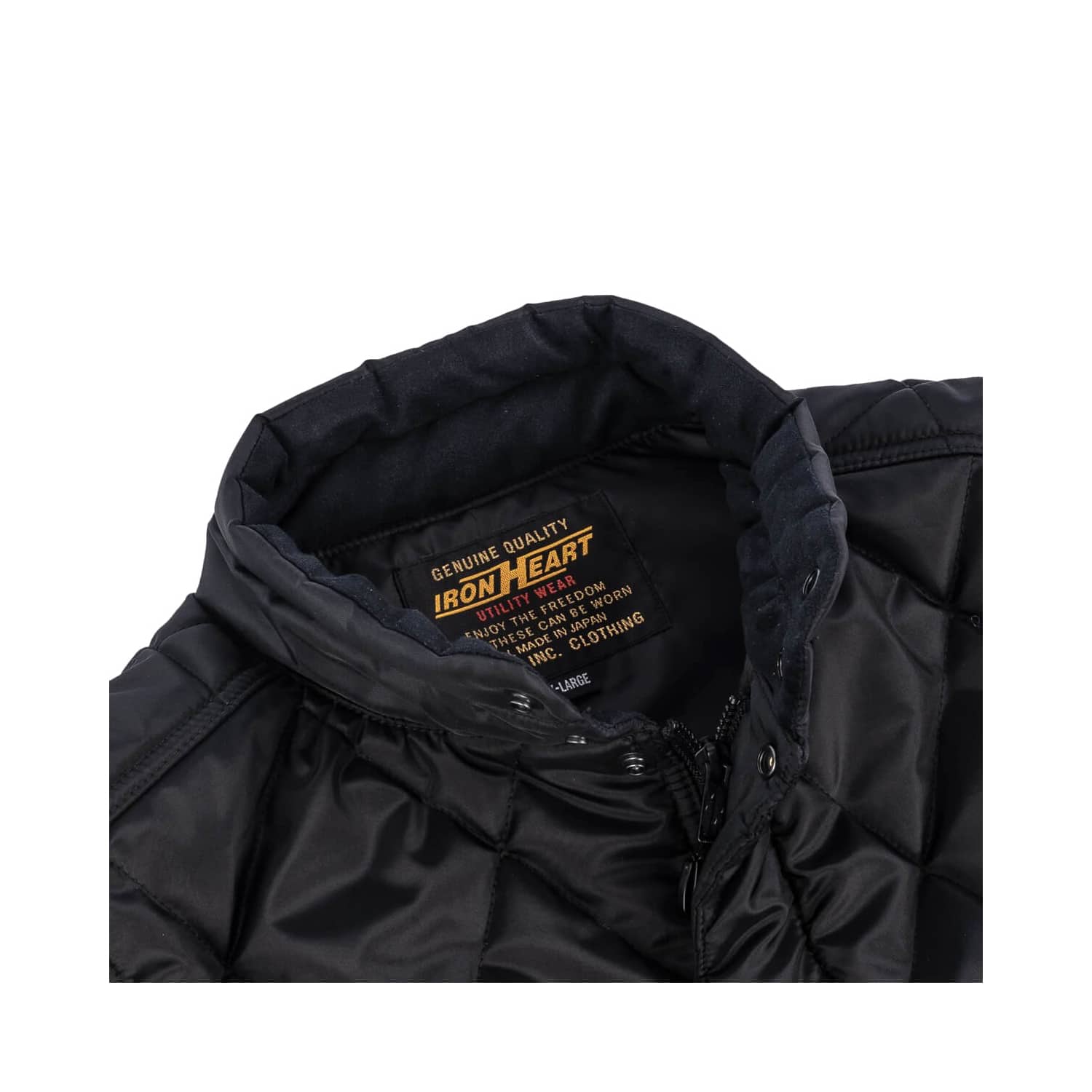 Iron Heart IHV-44-BLK Primaloft Gold Quilted Vest Black