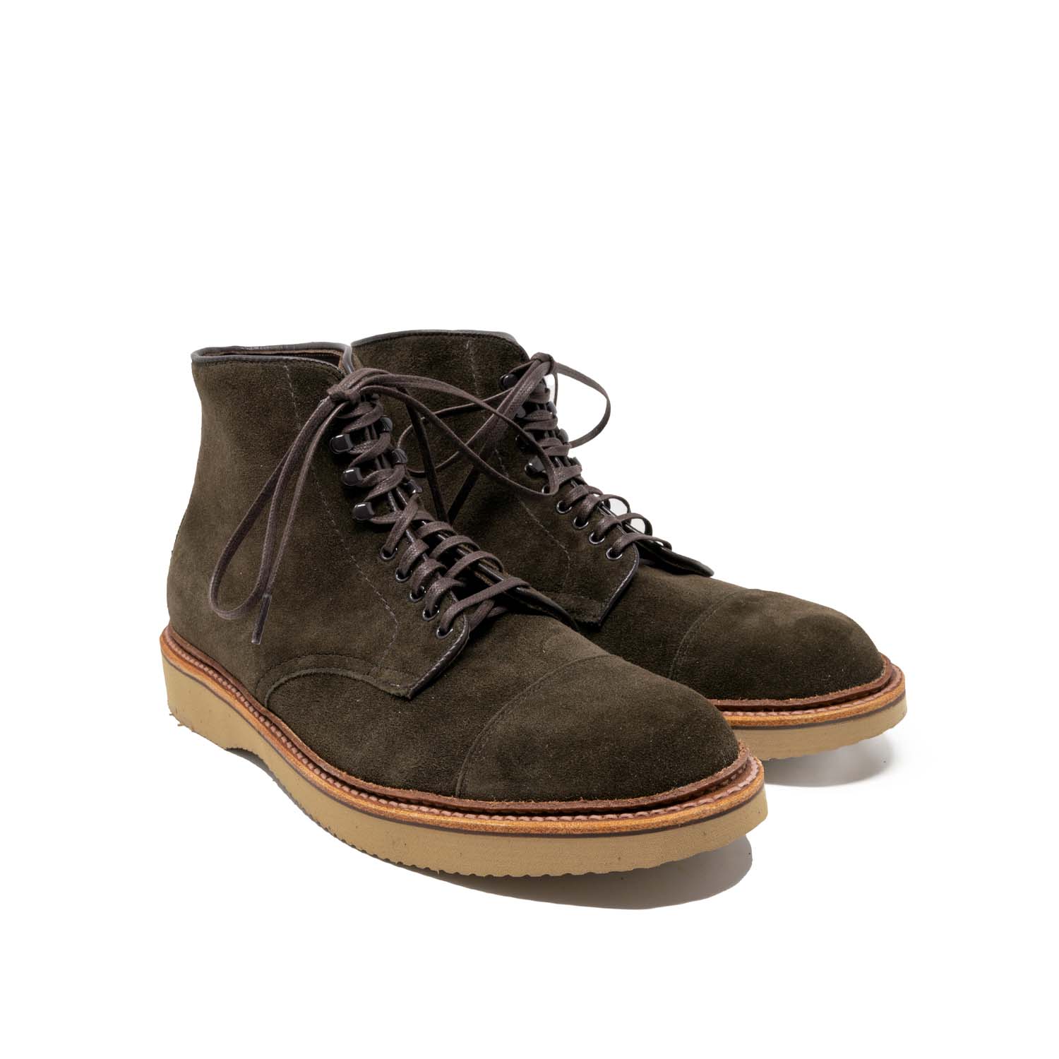 Alden x Snake Oil Provisions Monterey Boot Loden Suede