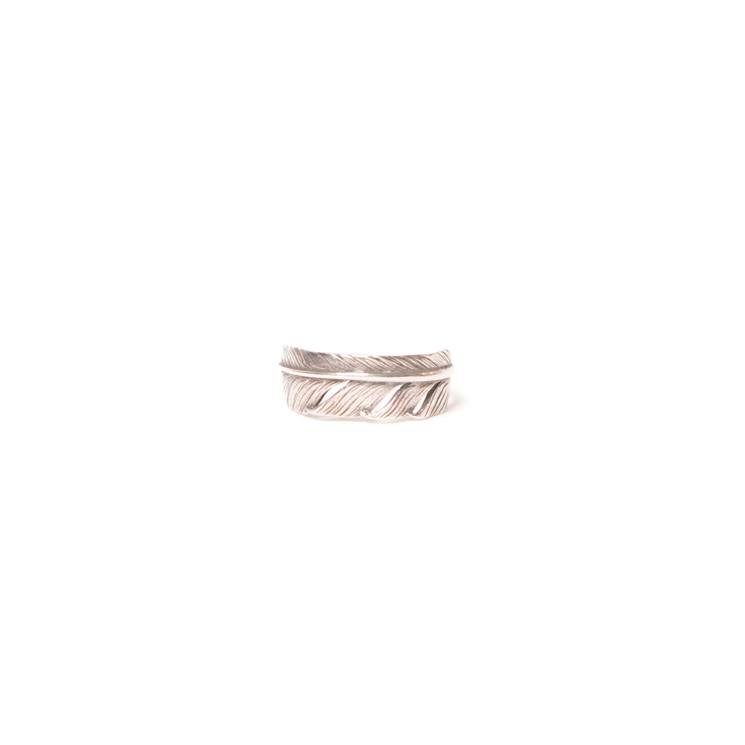 Mt. Hill Silver Sterling Silver Feather Ring