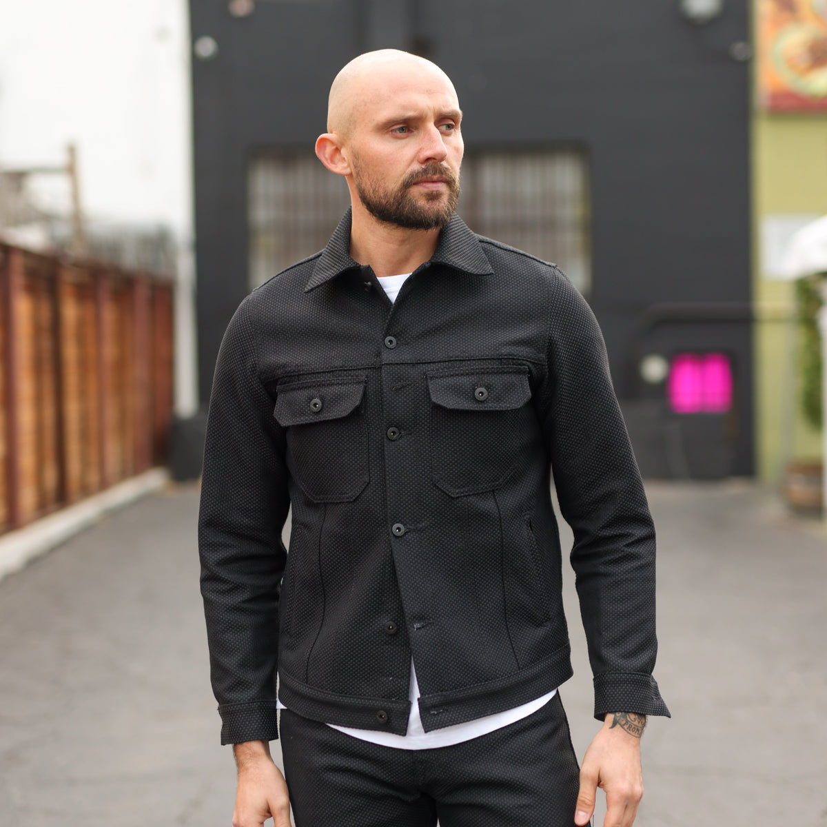 Rogue Territory x Snake Oil Provisions Stealth Sashiko Cruiser Jacket