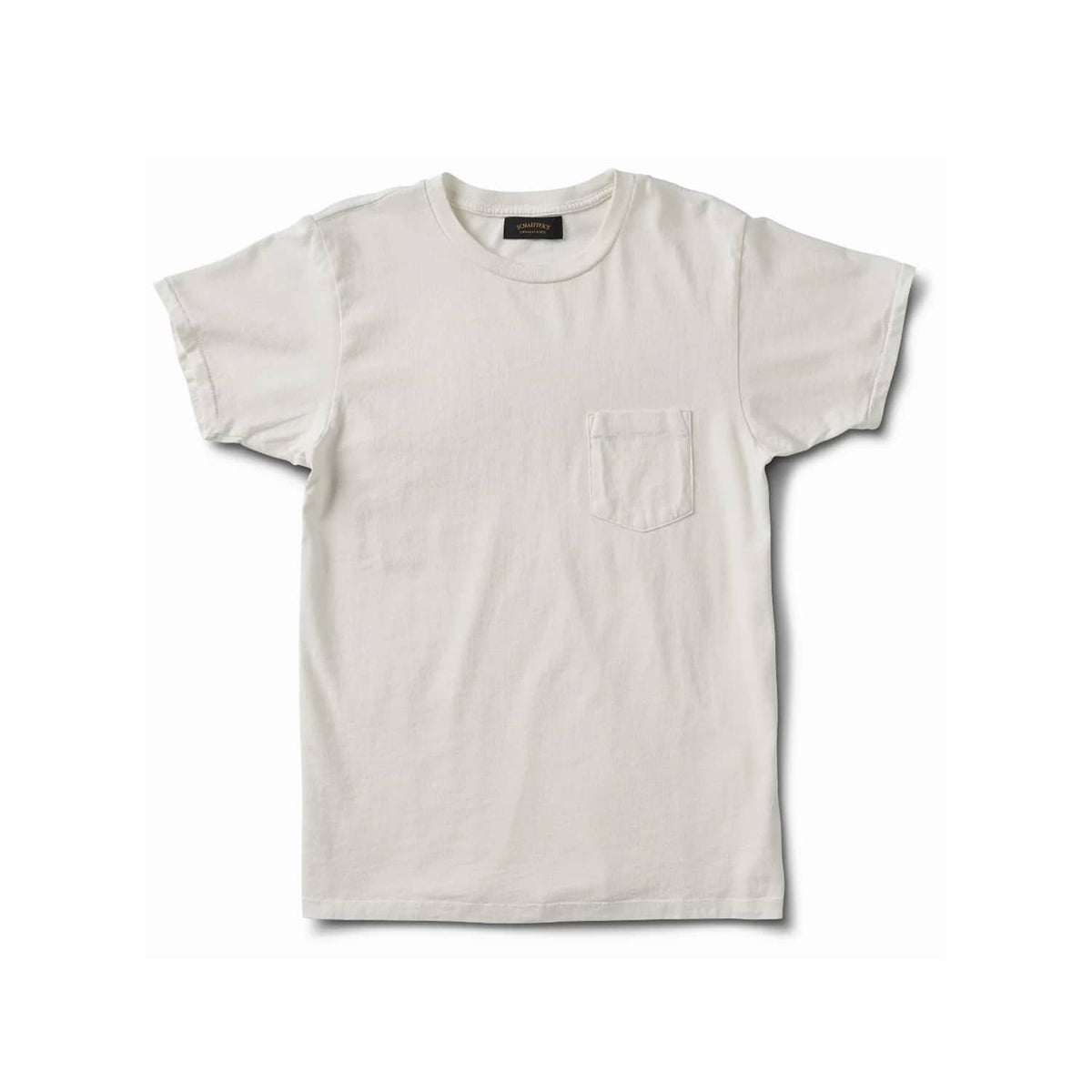 Schaeffer's Garment Hotel Ringspun Pocket Tee Off White