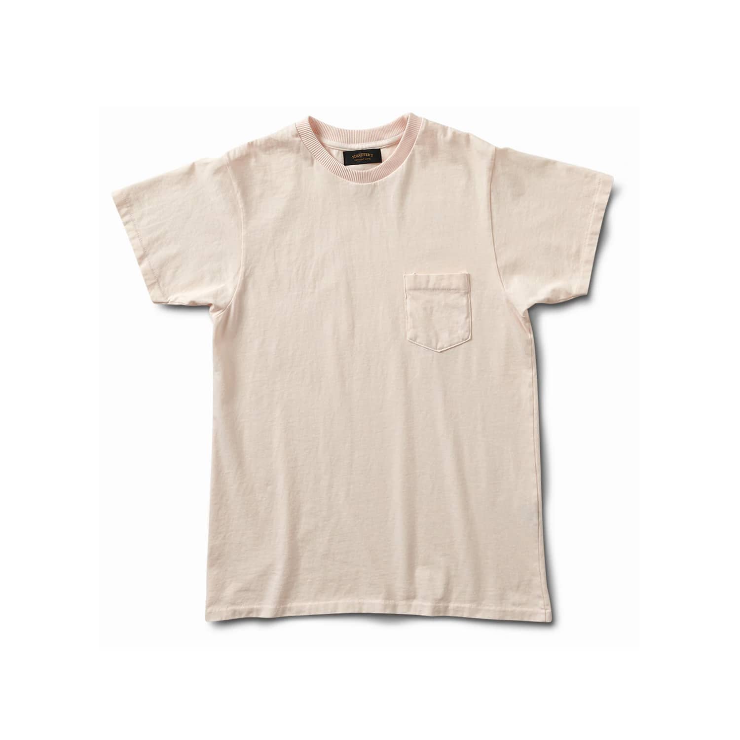 Schaeffer's Garment Hotel Ringspun Pocket Tee Pink Champagne