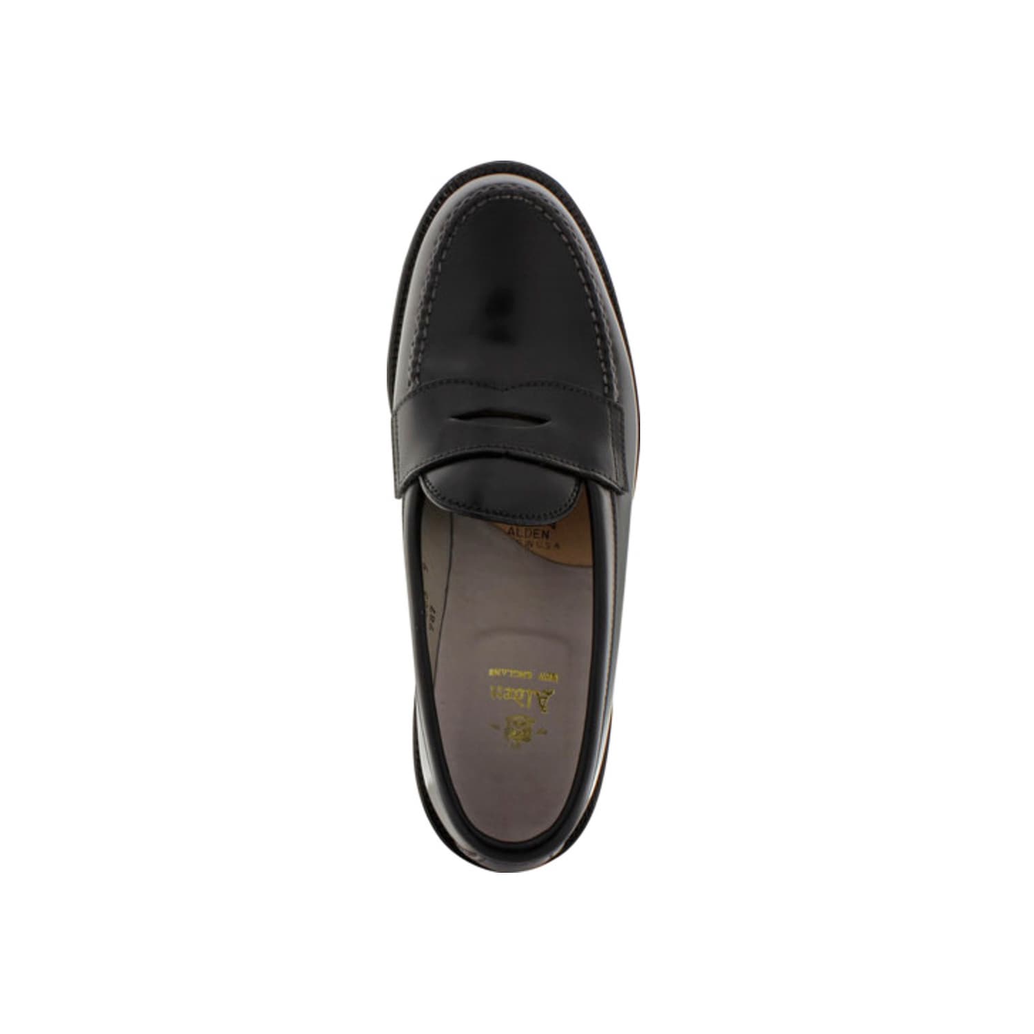 Alden 987 Handsewn Penny Loafer Black Shell Cordovan