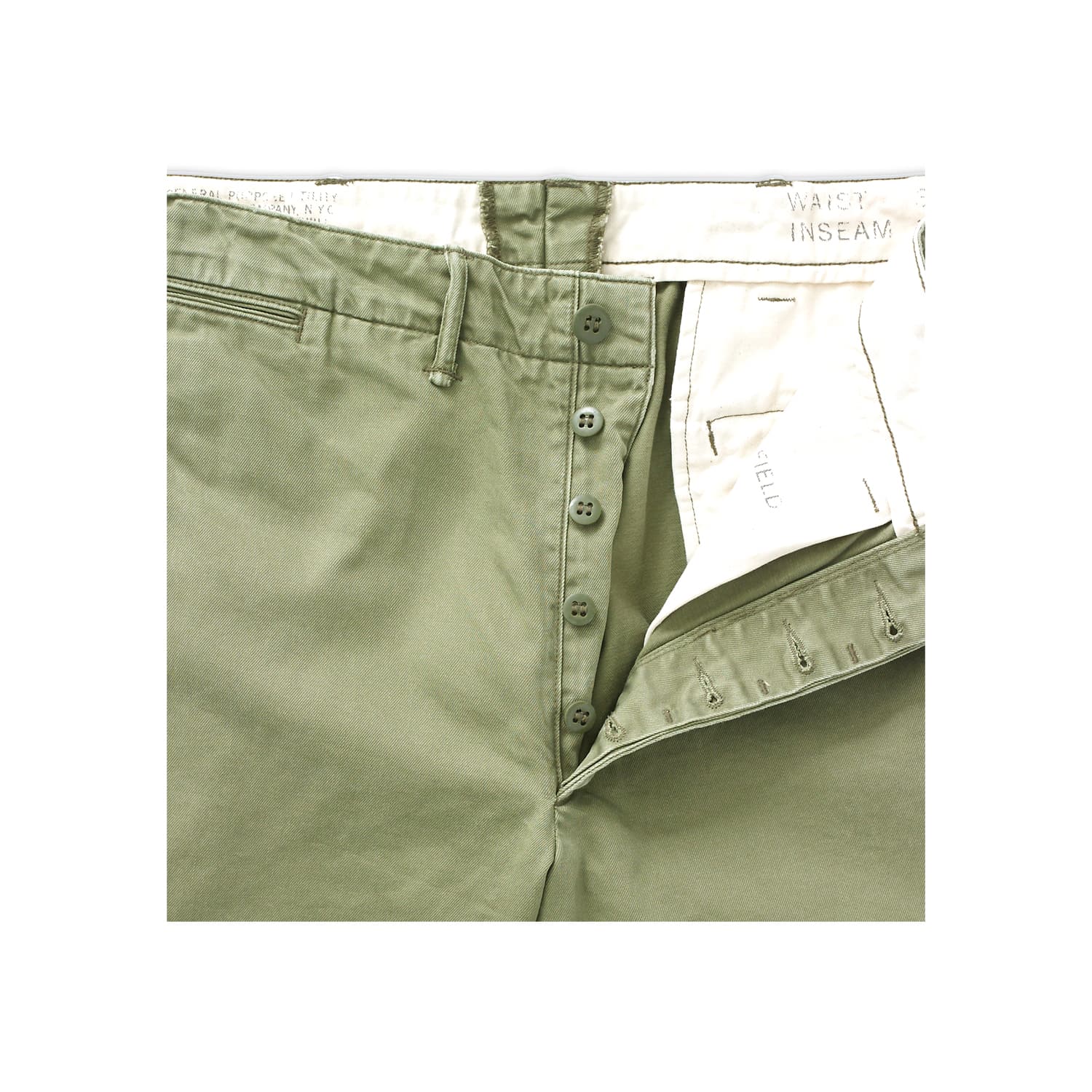RRL Chino Pant Olive FINAL SALE
