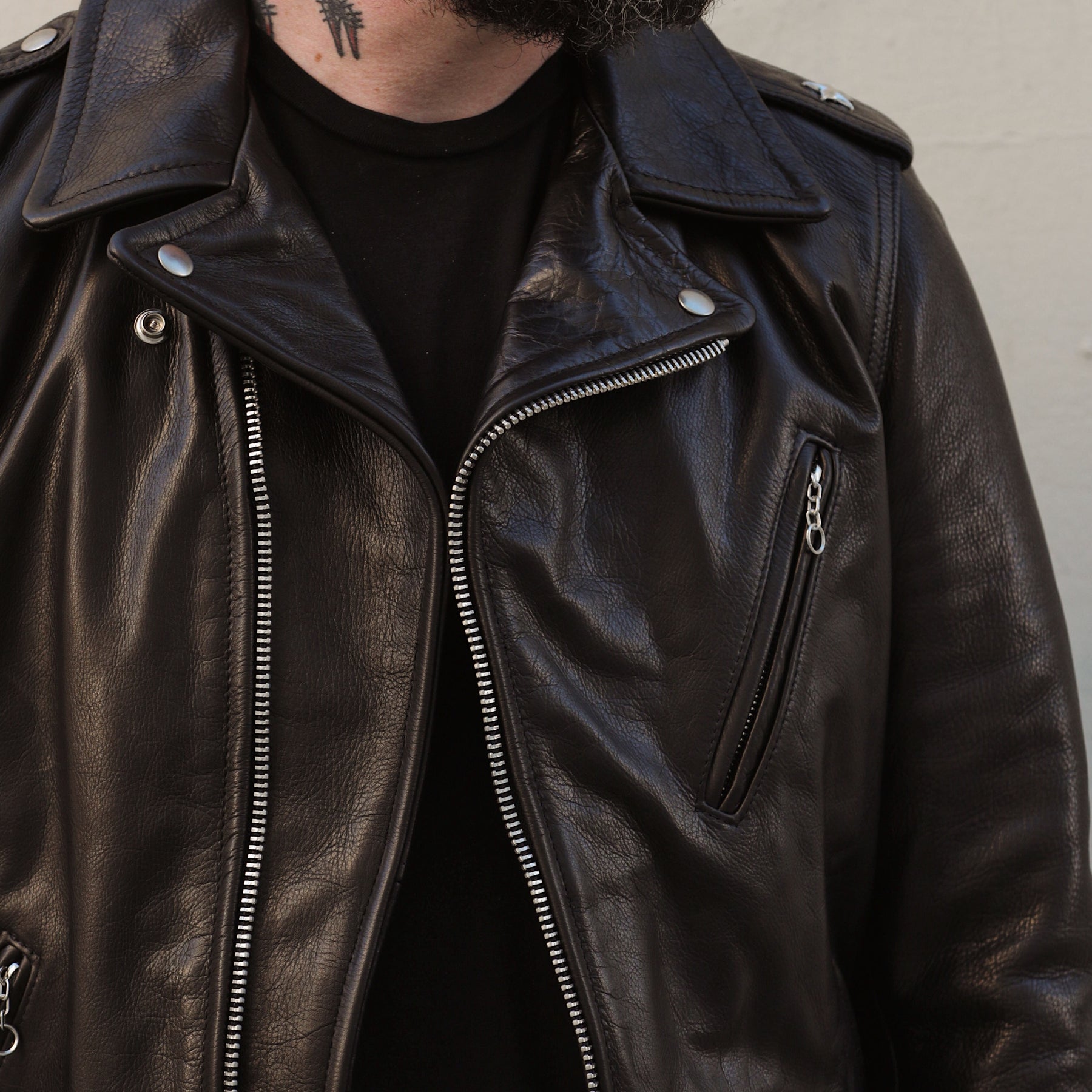 Schott NYC 519 Waxy Natural Cowhide 50's Perfecto