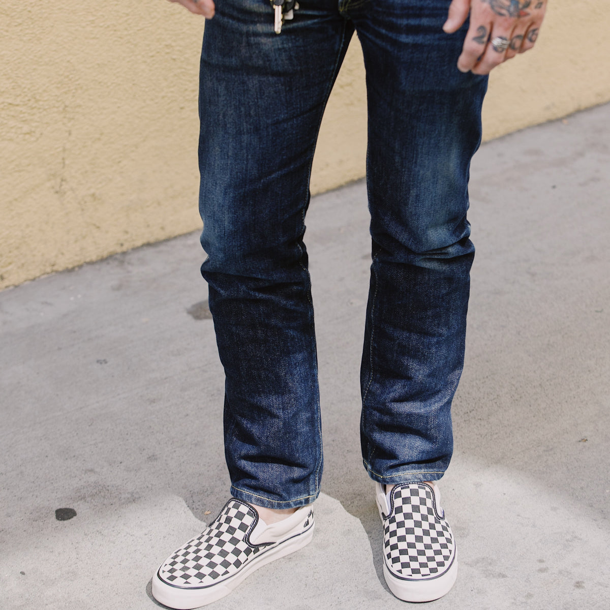 Iron Heart IH-777S-21 21oz Super Slim Tapered Jean Indigo