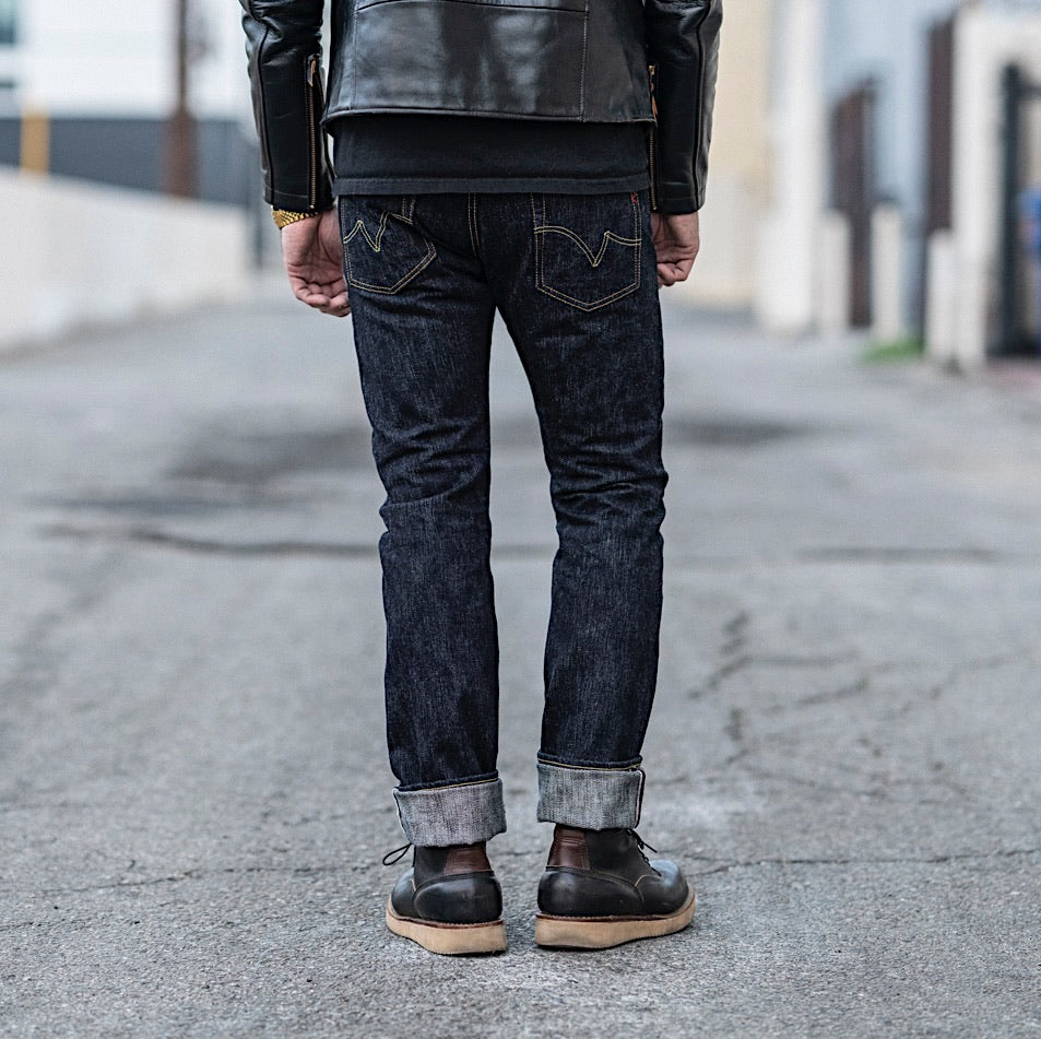 Iron Heart IH-555S-SLB 16oz Slubby Selvedge Denim Super Slim Indigo