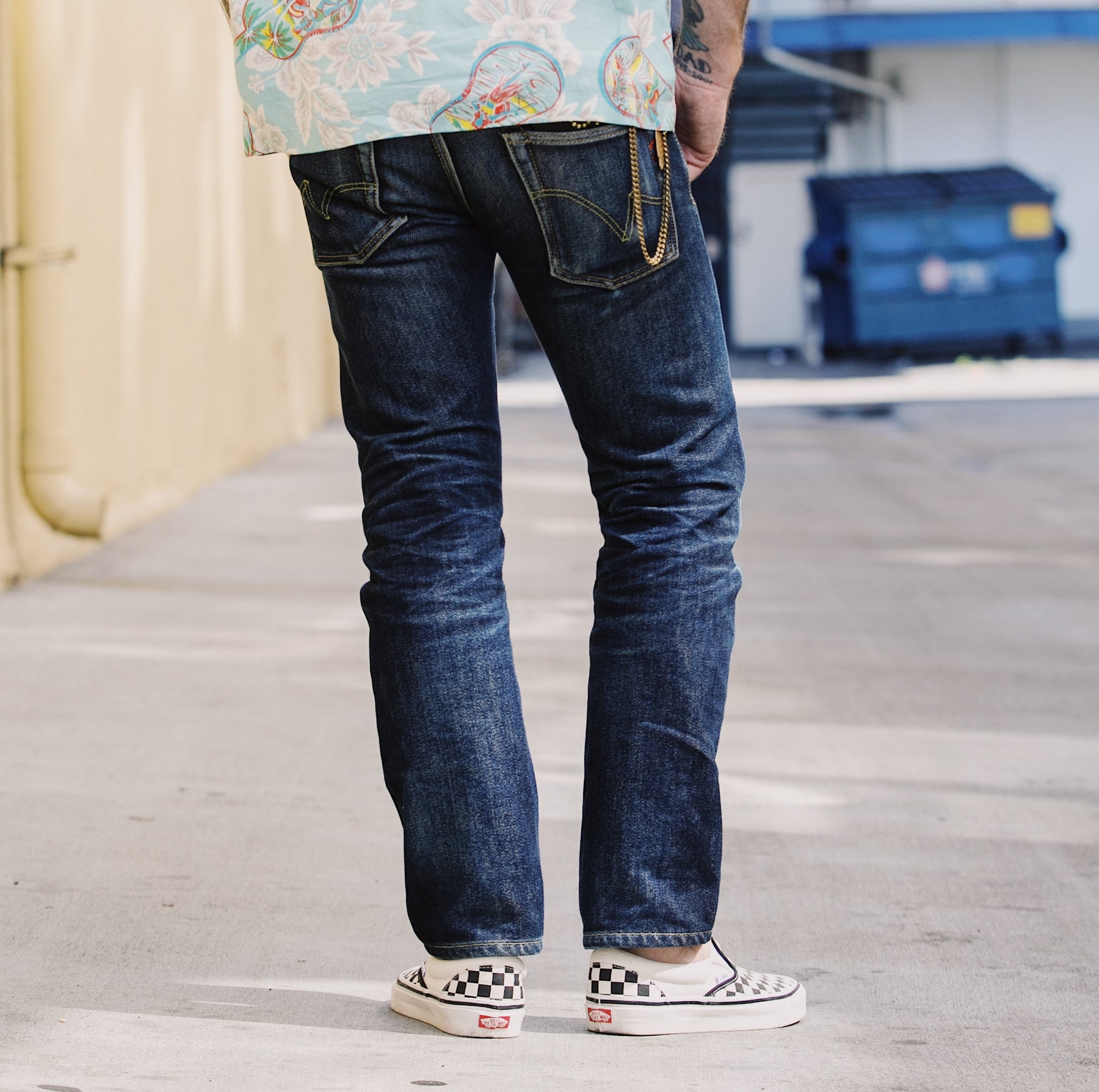 Iron Heart IH-777S-21 21oz Super Slim Tapered Jean Indigo