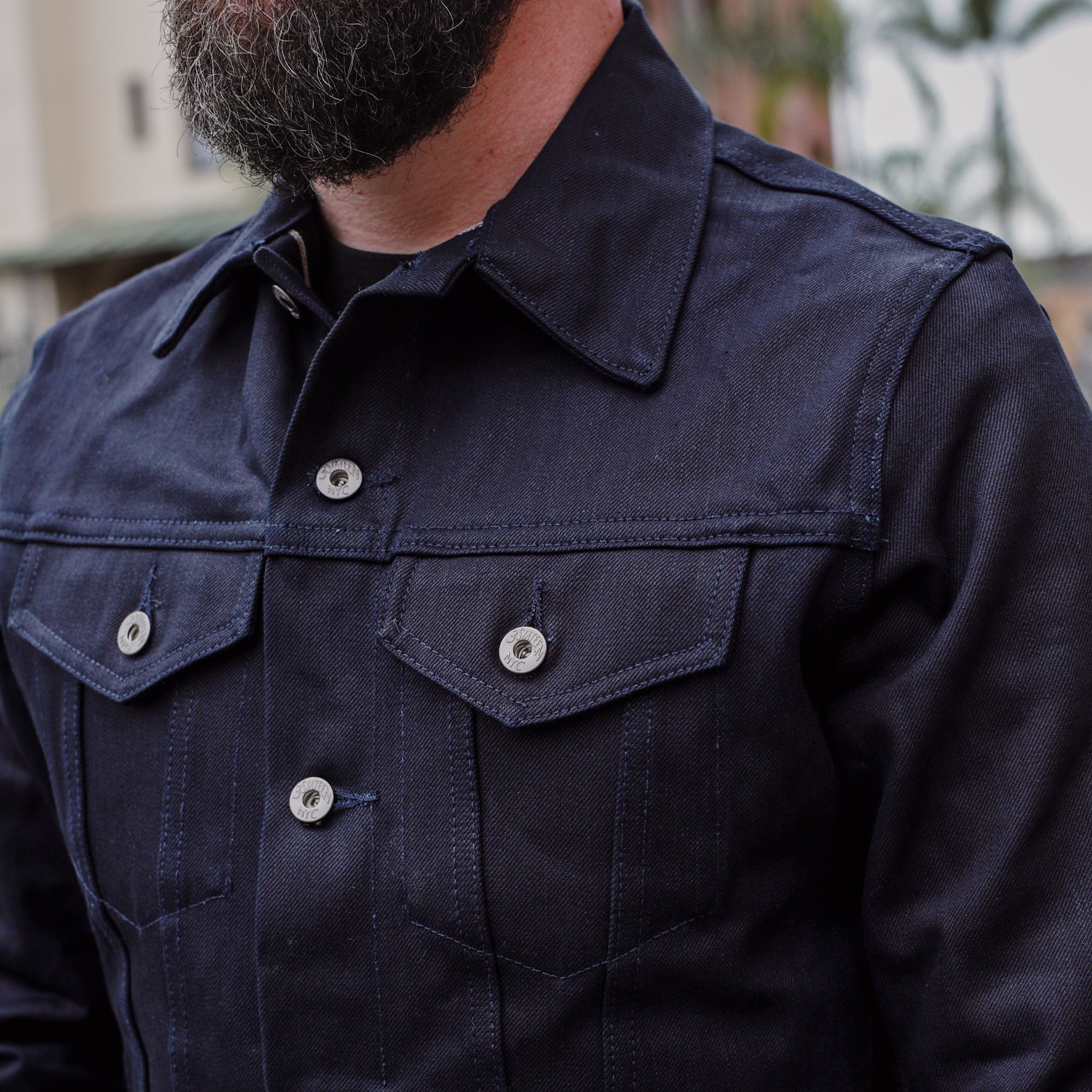 3sixteen Type 3S Shadow Selvedge Denim Jacket PRE-OWNED FINAL SALE