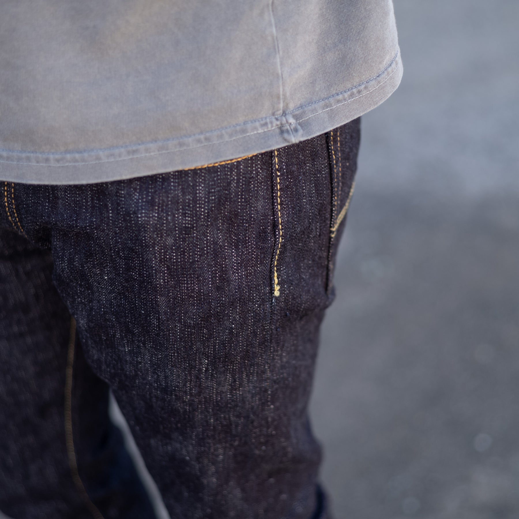 Iron Heart IH-777S-SLB 16oz Slubby Selvedge Denim Slim Tapered Jeans Indigo
