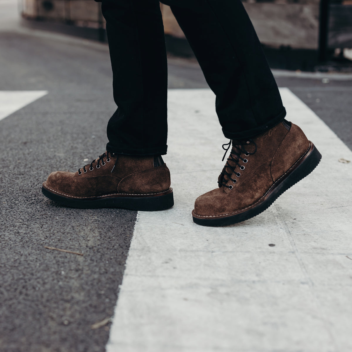 White's Boots x Snake Oil Provisions Big Shooter Brown Roughout