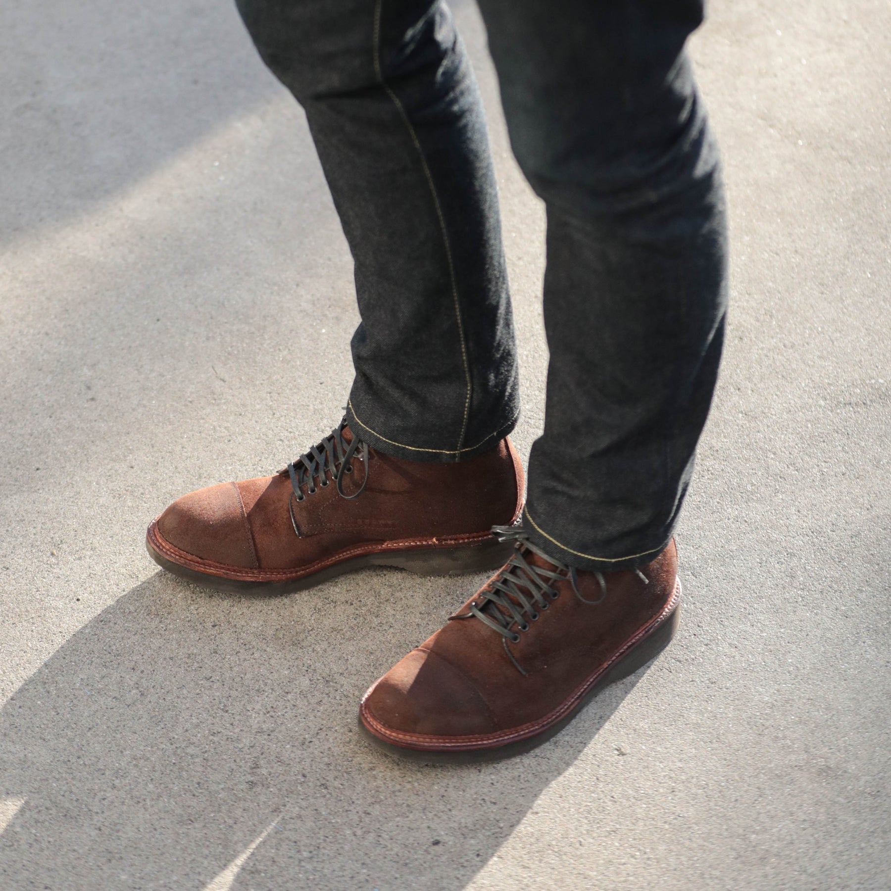Alden x Snake Oil Provisions Lafayette Boot Tobacco Chamois PRE-ORDER DEPOSIT