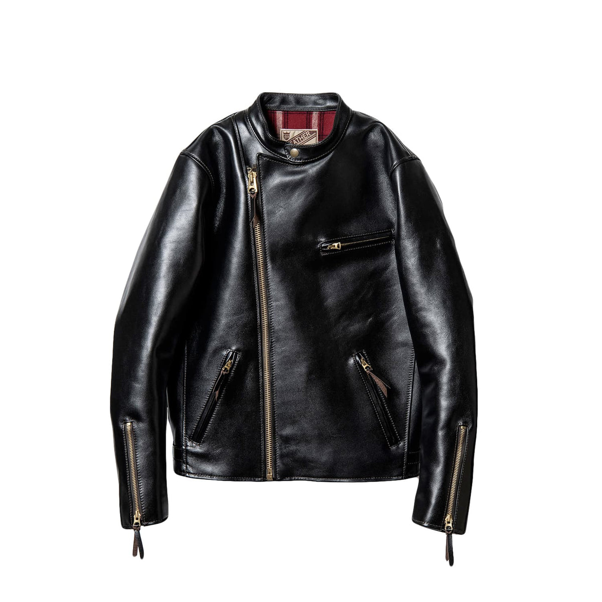 Y'2 Leather HR-01 Vintage Horse Single Riders Jacket Black