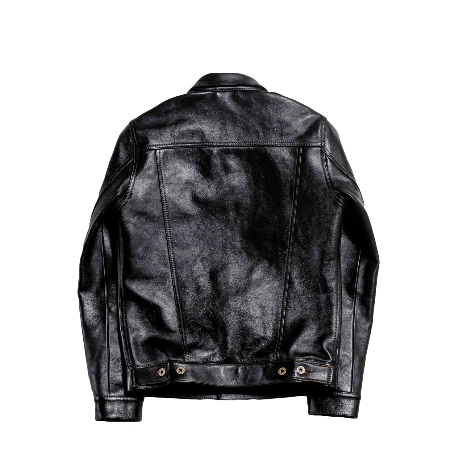 Double Helix Western Pioneer Horsehide Type III Black